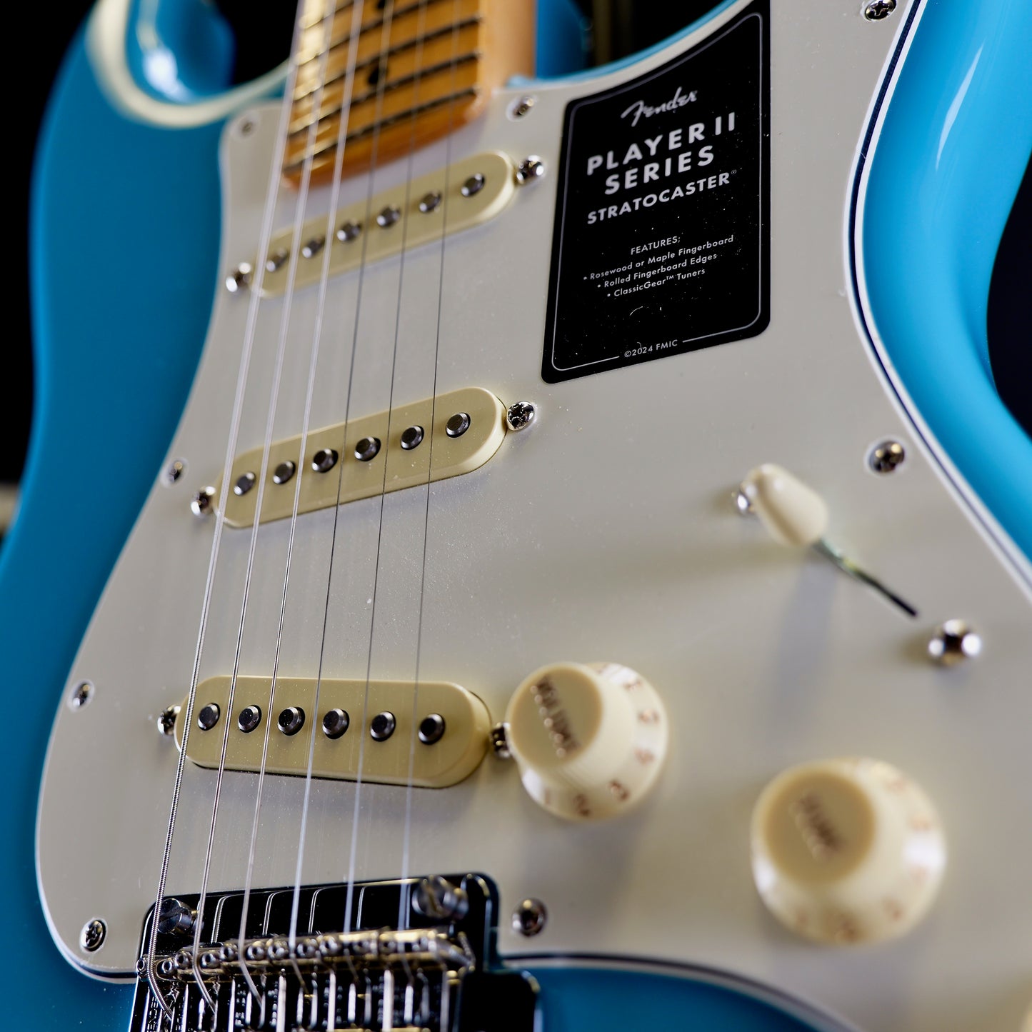 Player II Stratocaster Maple Fingerboard Aquatone Blue