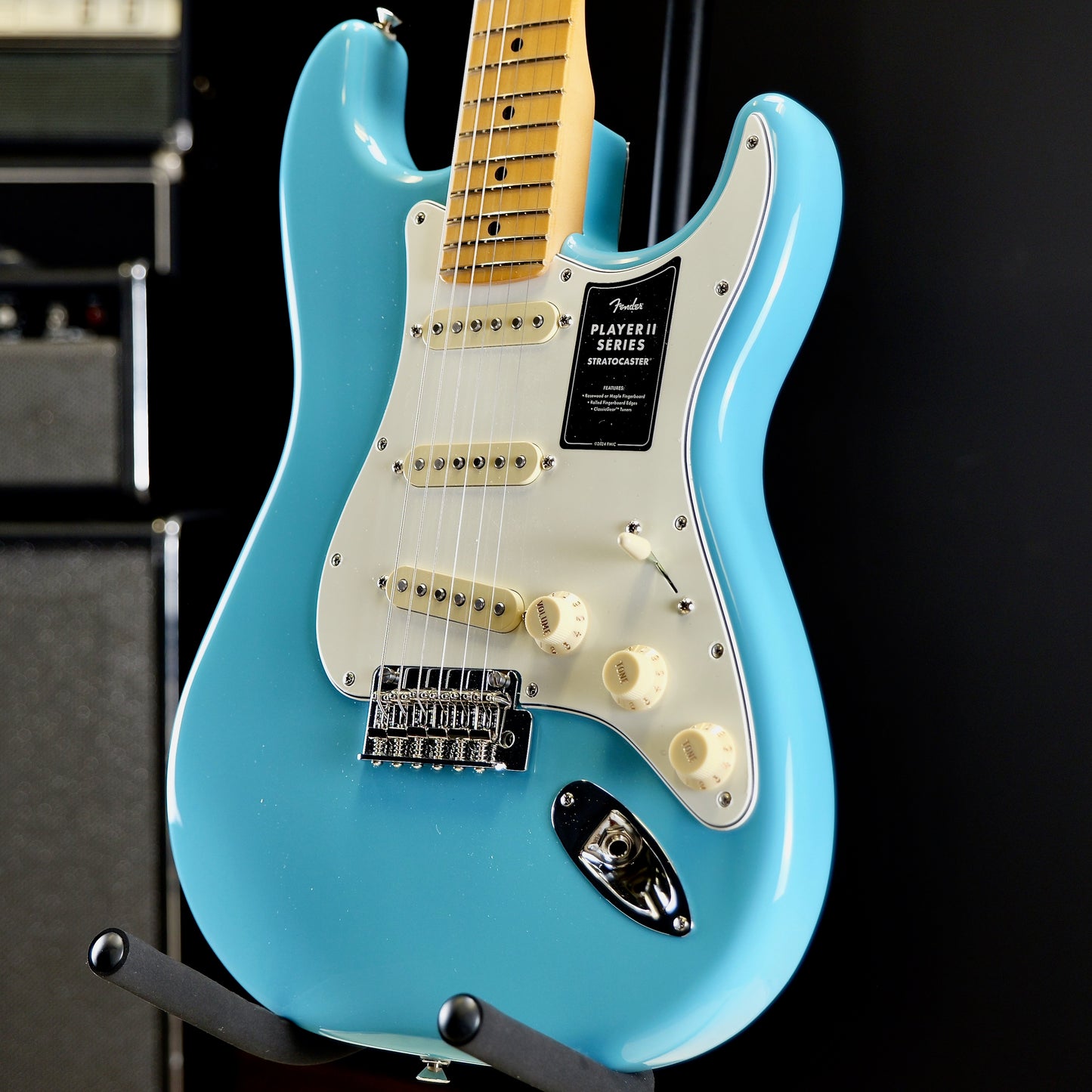 Player II Stratocaster Maple Fingerboard Aquatone Blue