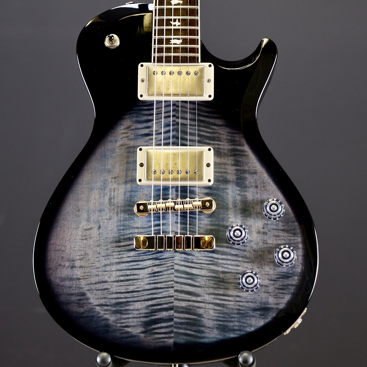 PRS S2 Singlecut McCarty 594 Faded Blue Smokeburst w/ Seymour Duncan Antiquities, locking tuners, and a satin neck!