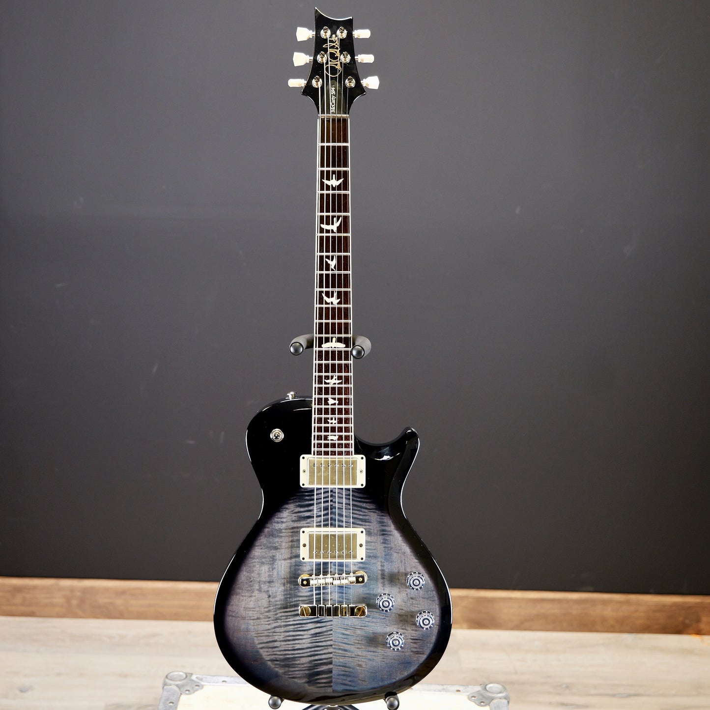 PRS S2 Singlecut McCarty 594 Faded Blue Smokeburst w/ Seymour Duncan Antiquities, locking tuners, and a satin neck!