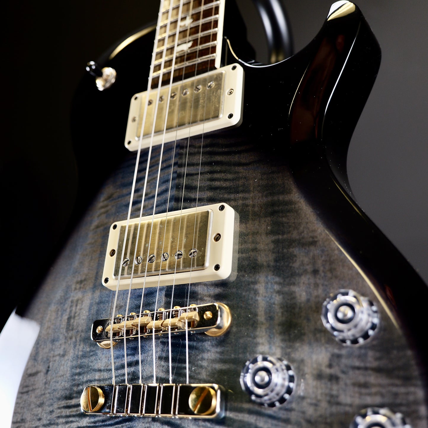 PRS S2 Singlecut McCarty 594 Faded Blue Smokeburst w/ Seymour Duncan Antiquities, locking tuners, and a satin neck!