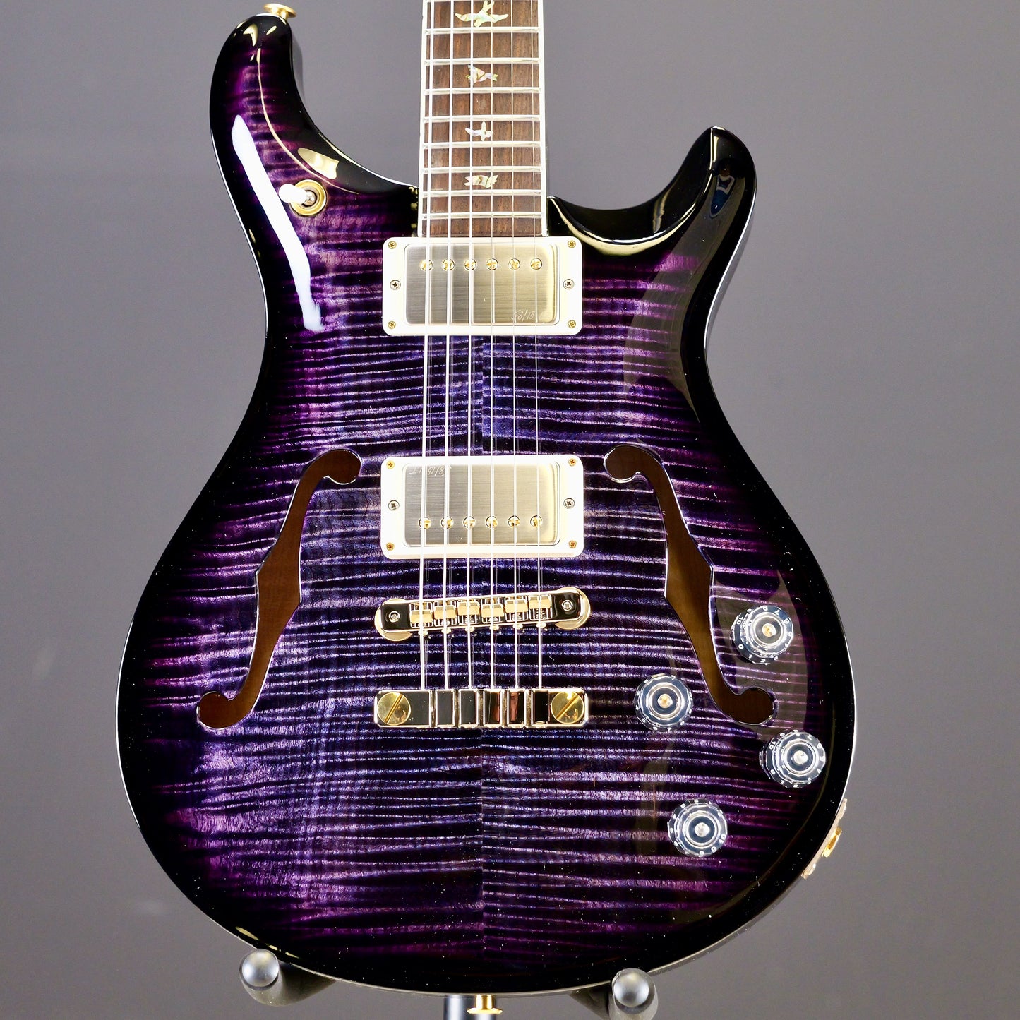 PRS McCarty 594 Hollowbody II 10 Top/Back Purple Iris Smokewrap Burst