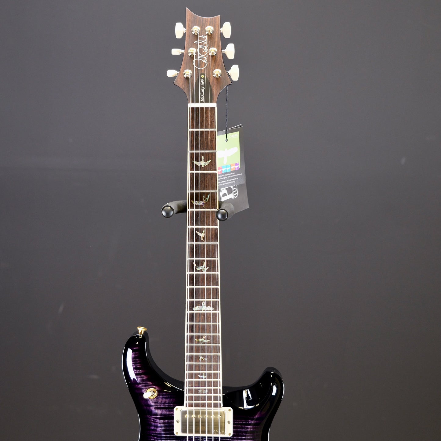 PRS McCarty 594 Hollowbody II 10 Top/Back Purple Iris Smokewrap Burst