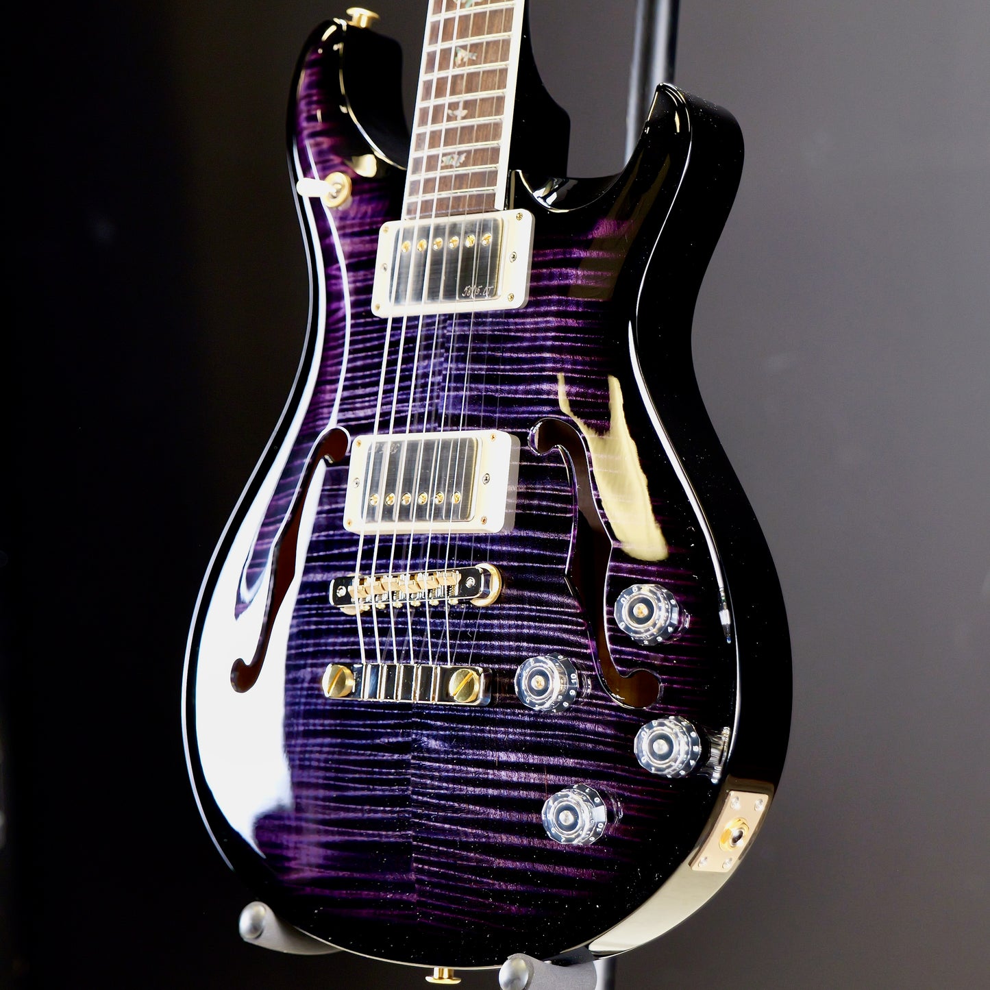 PRS McCarty 594 Hollowbody II 10 Top/Back Purple Iris Smokewrap Burst