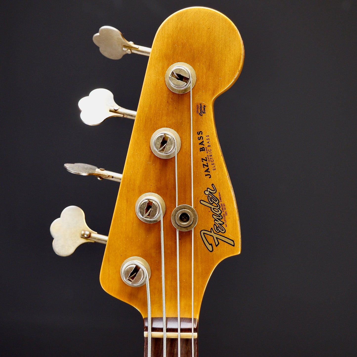 Fender Custom Shop 1961 Jazz Bass Heavy Relic 3A Rosewood Fingerboard 3-Color Sunburst