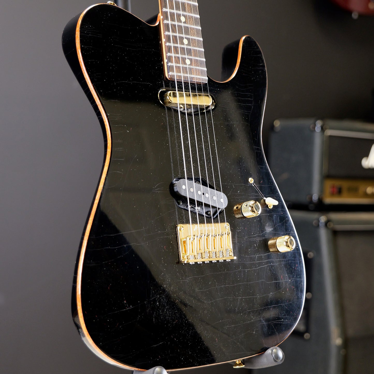 Tom Anderson Pro Am T Distressed Black