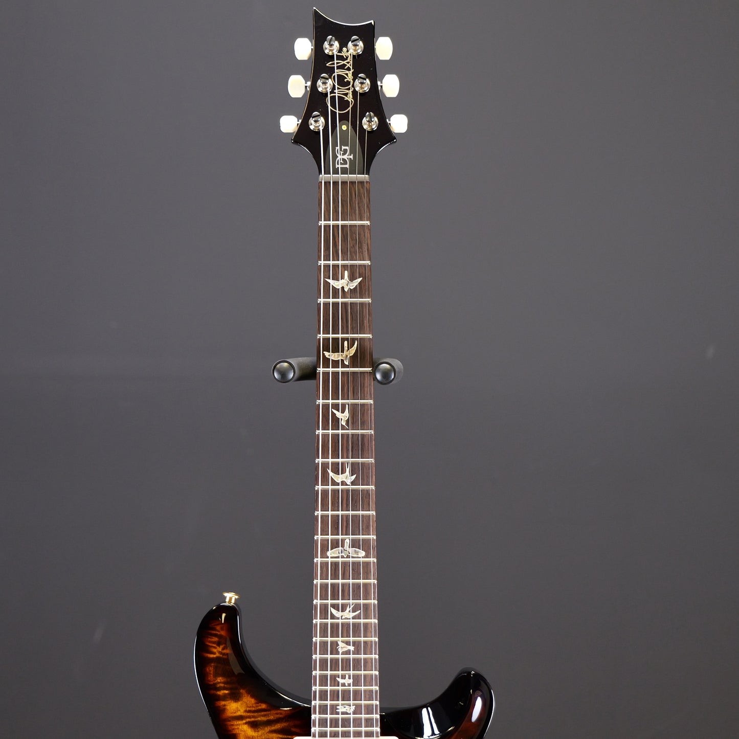 PRS DGT Black Gold Wrap Around Burst Birds 10 Top