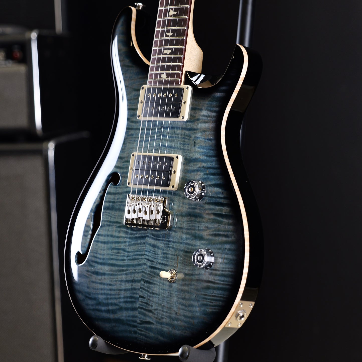 PRS CE 24 Semi-Hollow Faded Blue Smokeburst