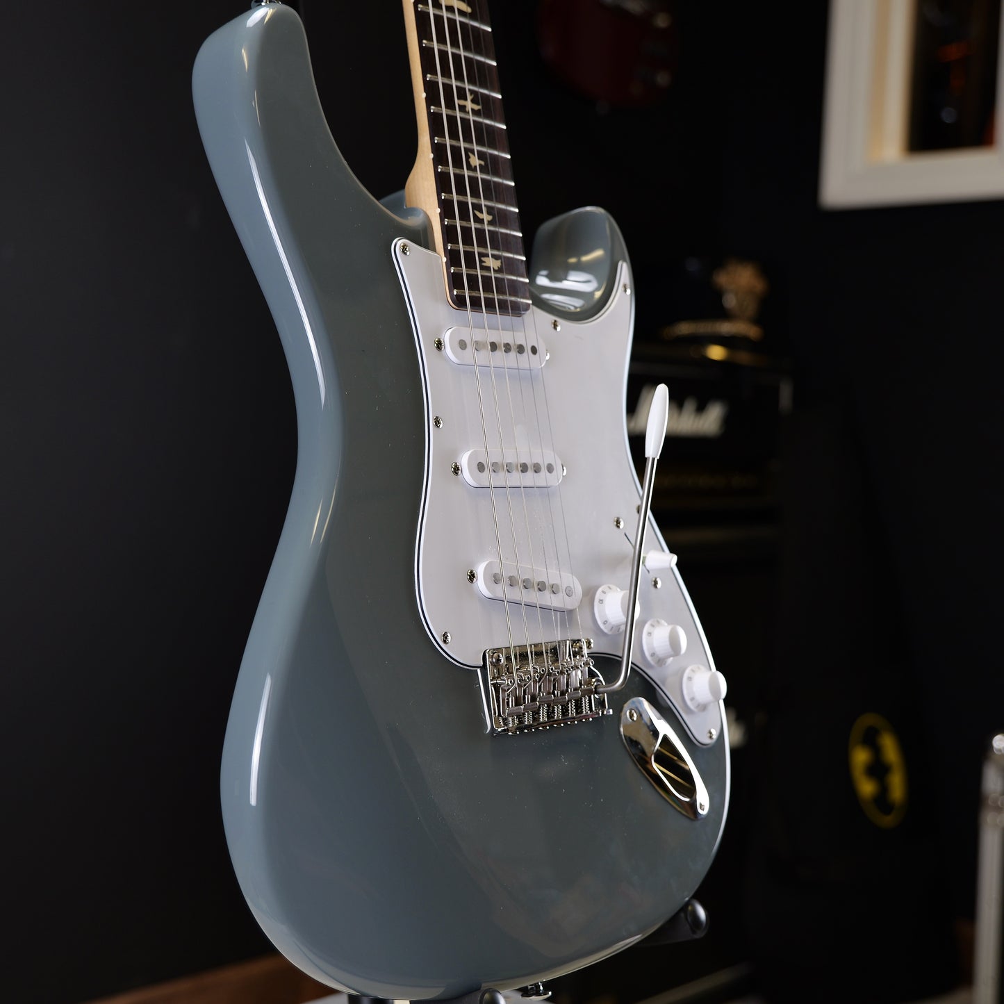 PRS SE Silver Sky Rosewood Storm Gray