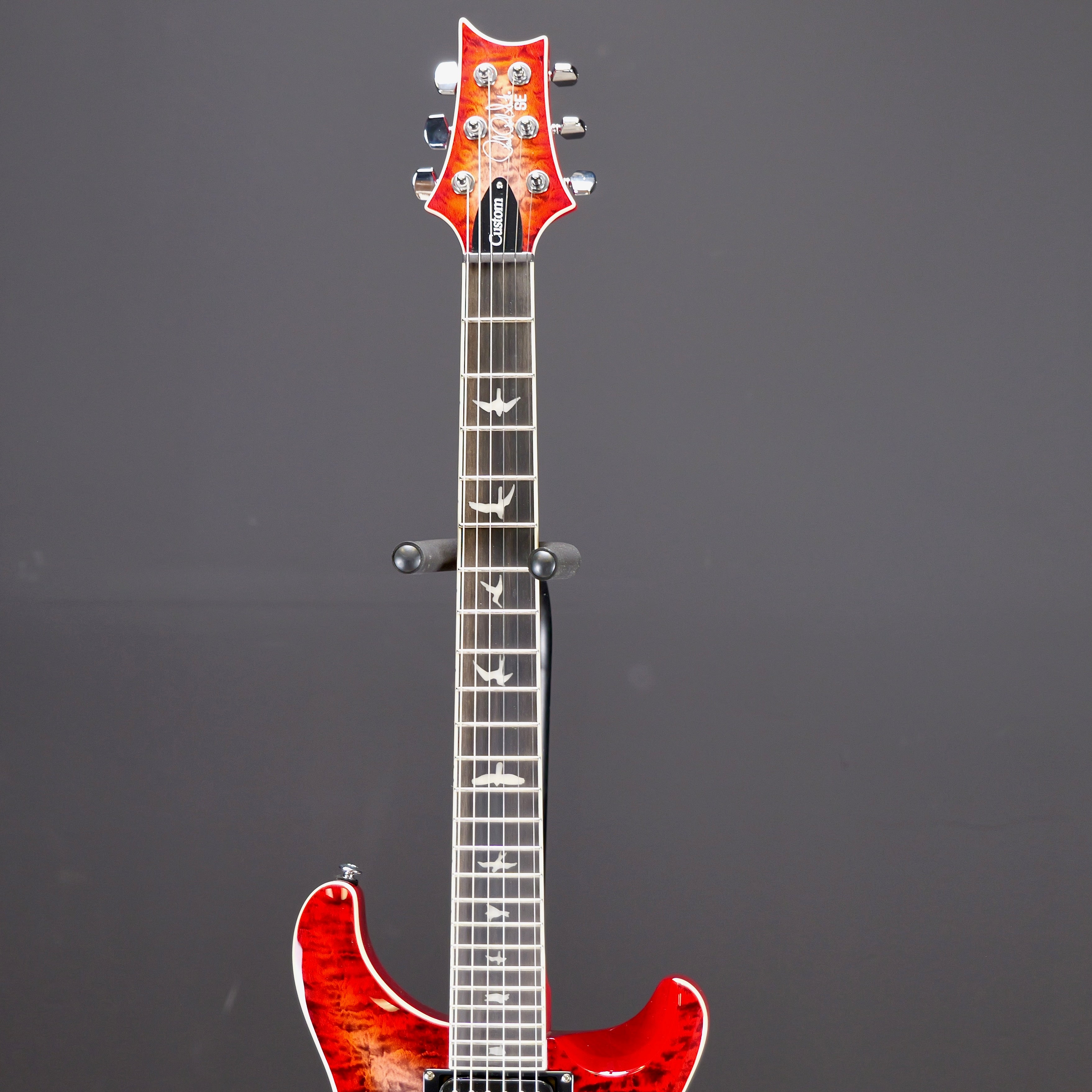 PRS SE Custom 24-08 Quilt Charcoal Cherry Burst – Matt's Guitars