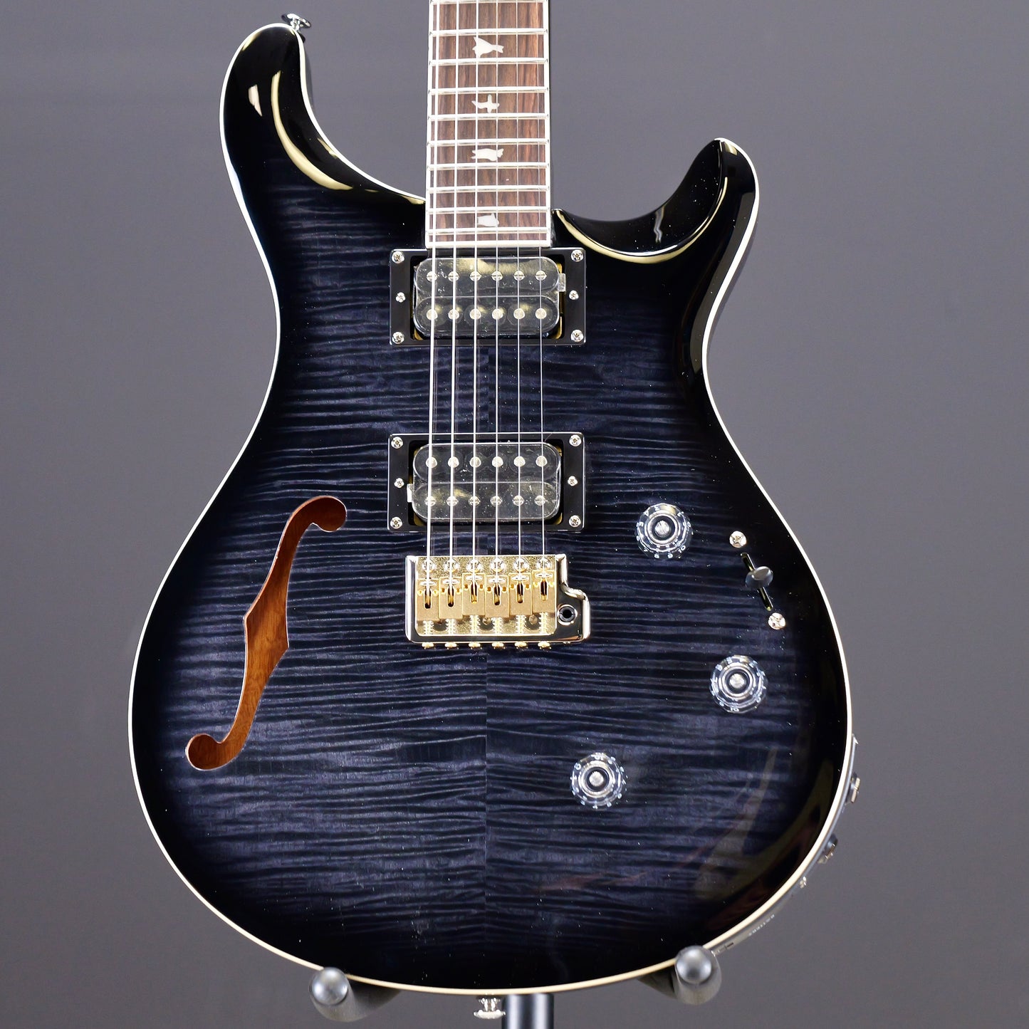 PRS SE Custom 24 Semi-Hollow Piezo Charcoal