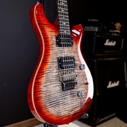 PRS SE Custom 24 "Floyd" Charcoal Cherry Burst