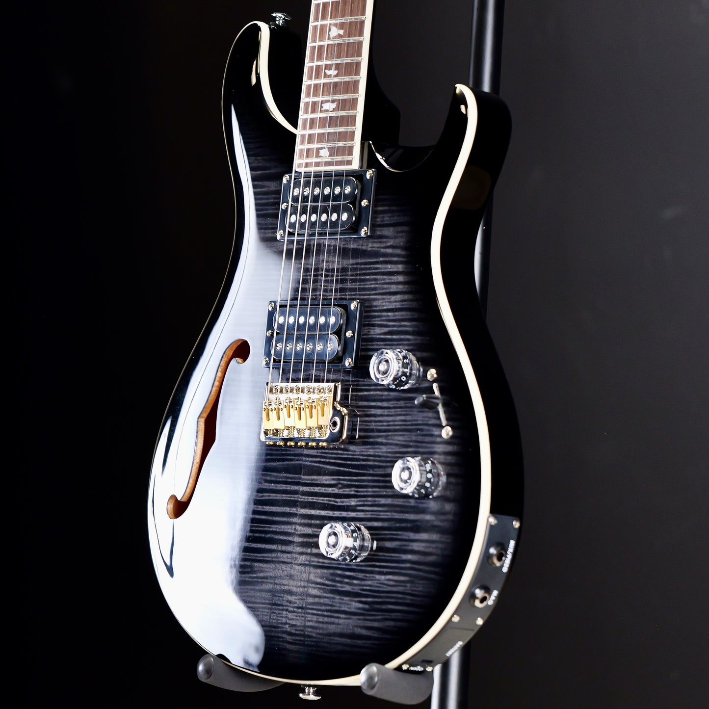 PRS SE Custom 24 Semi-Hollow Piezo Charcoal