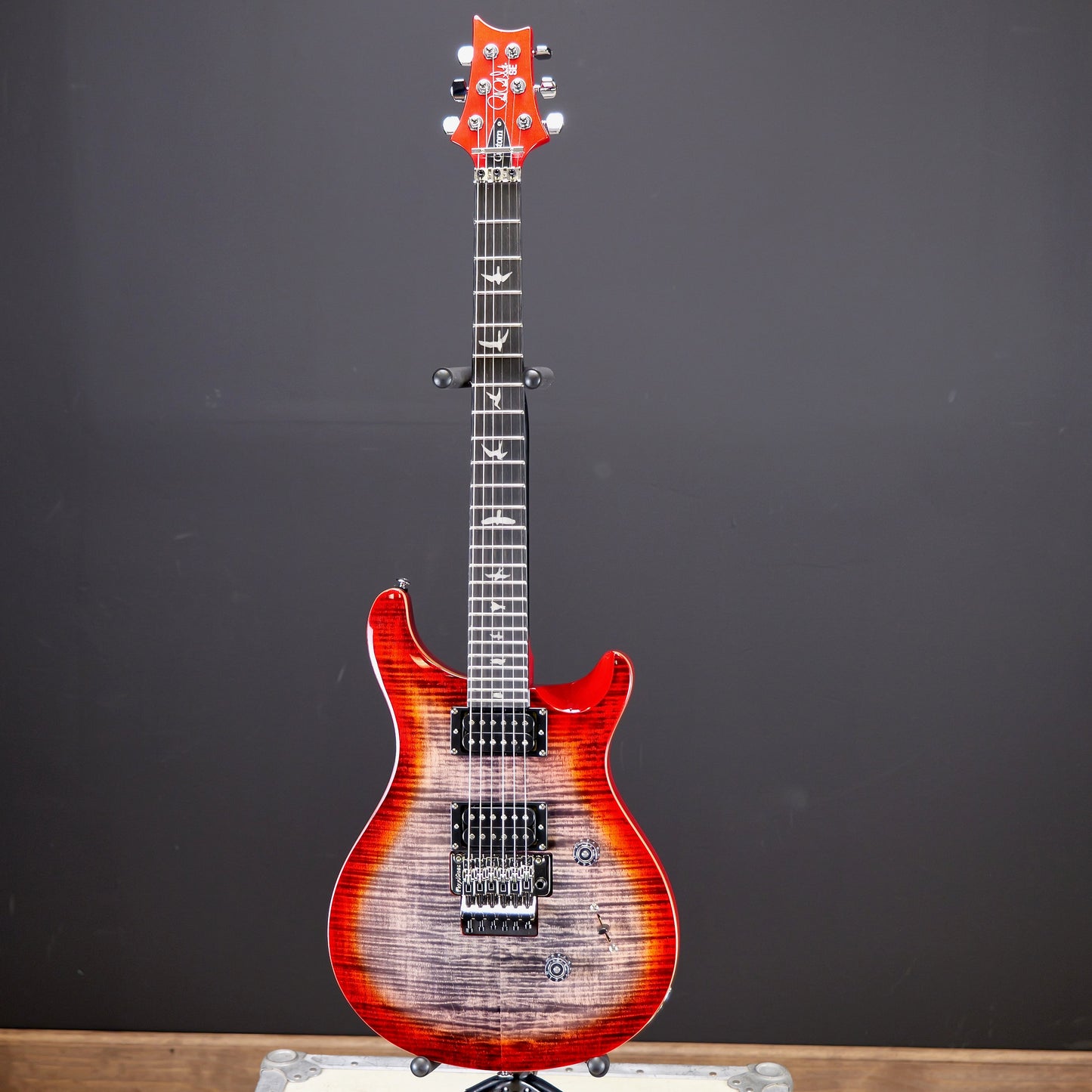 PRS SE Custom 24 "Floyd" Charcoal Cherry Burst