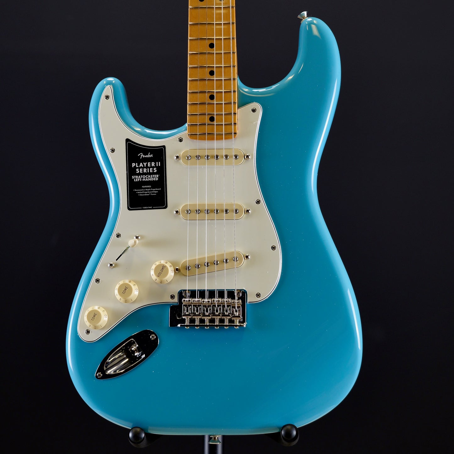 Fender Player II Stratocaster Left Hand Maple Aquatone Blue