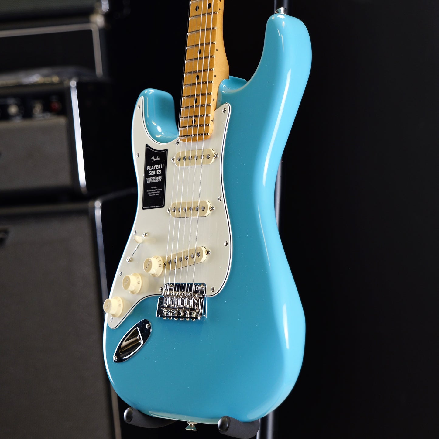 Fender Player II Stratocaster Left Hand Maple Aquatone Blue