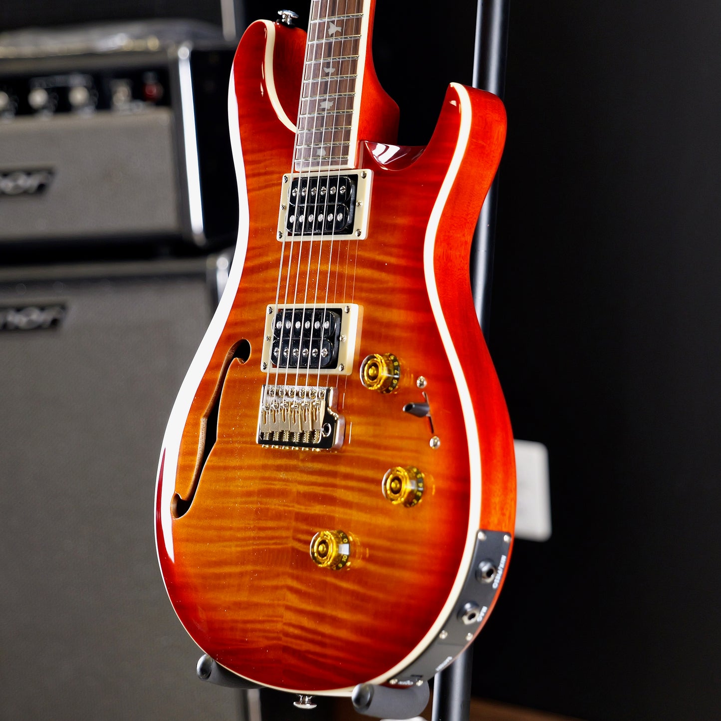 PRS SE Custom 24 Semi-Hollow Piezo Vintage Sunburst