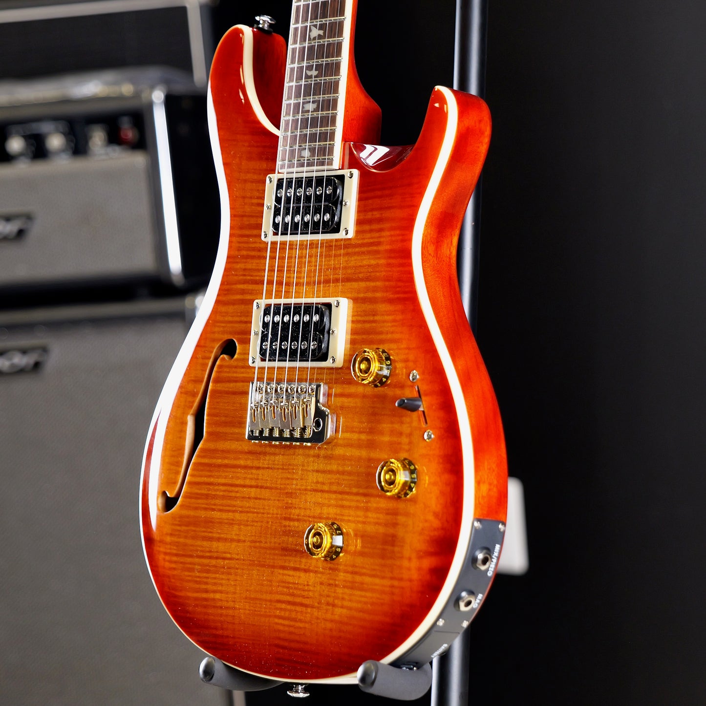 PRS SE Custom 24 Semi-Hollow Piezo Vintage Sunburst