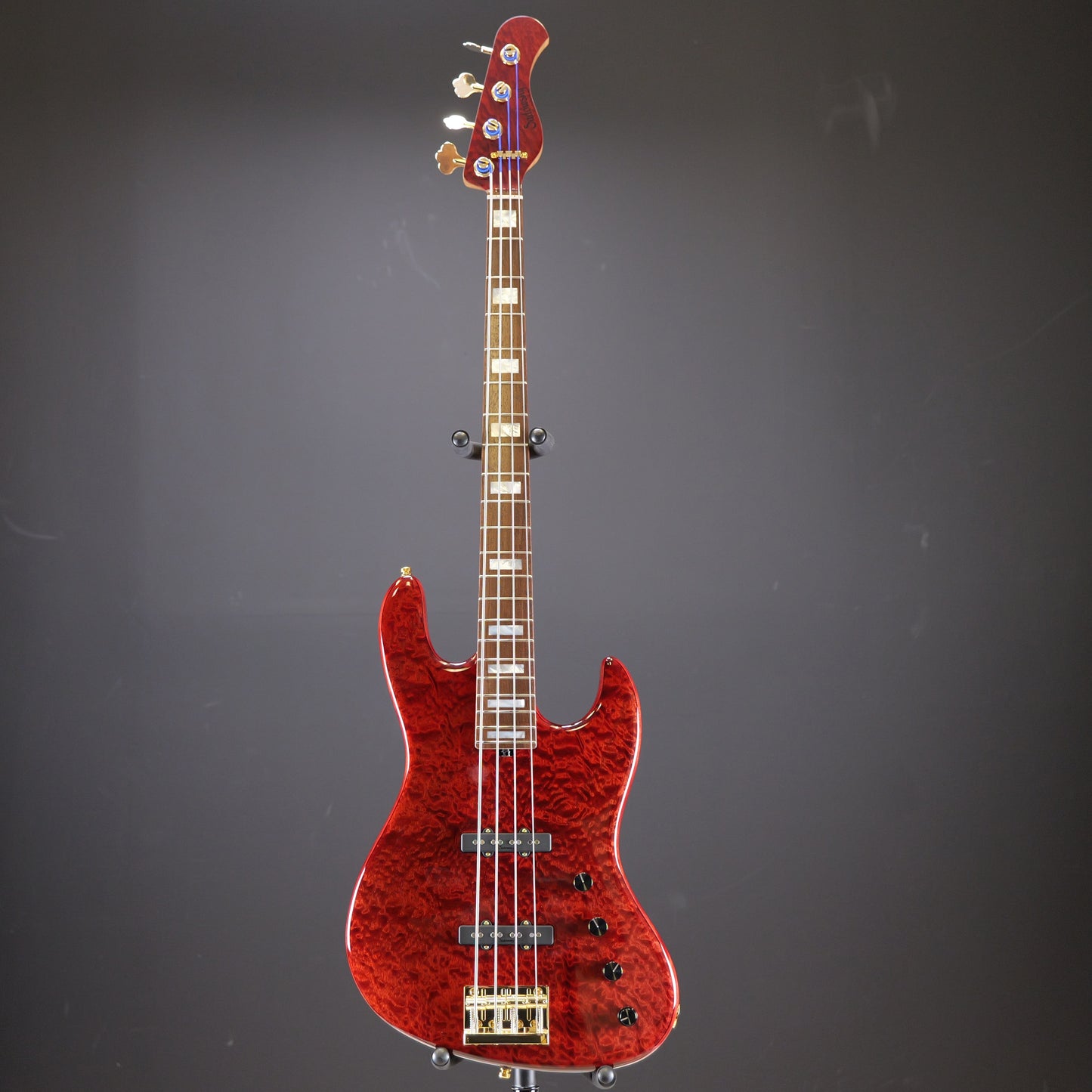 Sadowsky Masterbuilt 21-Fret Standard J/J Bass Limited Edition 2023 4-String Majestic Red Transparent High Polish