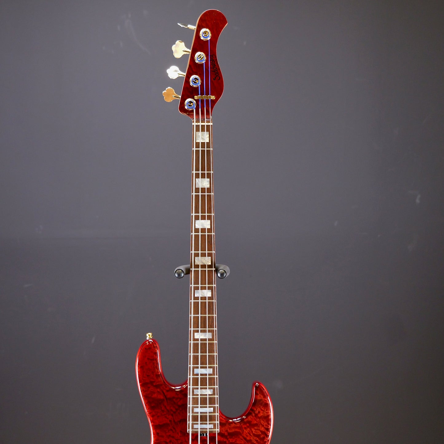 Sadowsky Masterbuilt 21-Fret Standard J/J Bass Limited Edition 2023 4-String Majestic Red Transparent High Polish