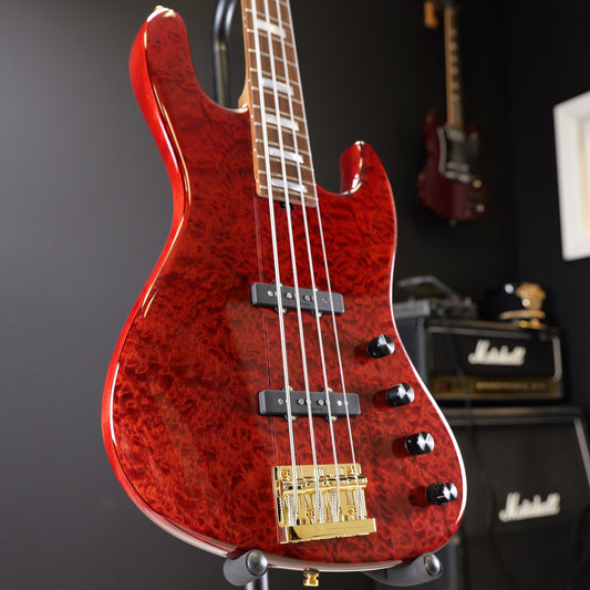 Sadowsky Masterbuilt 21-Fret Standard J/J Bass Limited Edition 2023 4-String Majestic Red Transparent High Polish