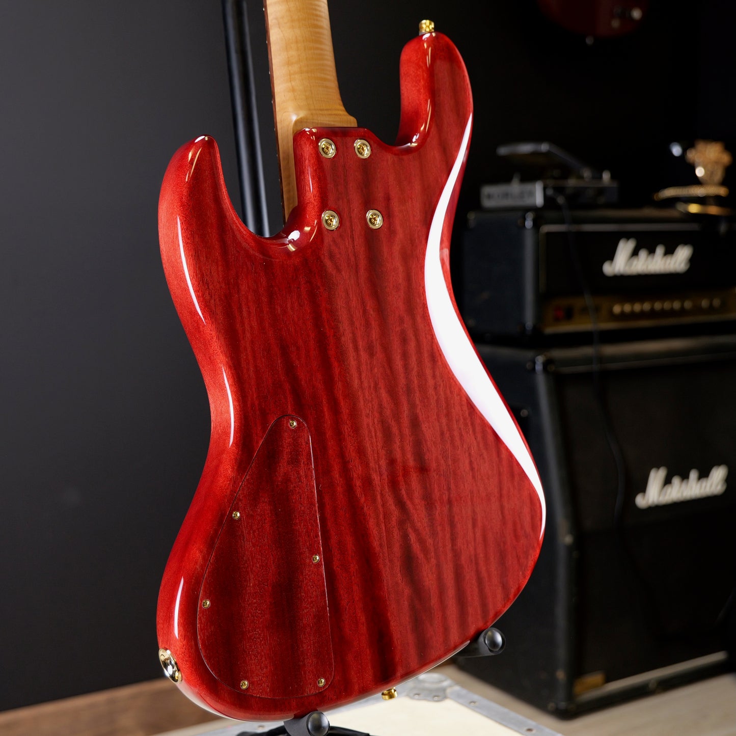 Sadowsky Masterbuilt 21-Fret Standard J/J Bass Limited Edition 2023 4-String Majestic Red Transparent High Polish