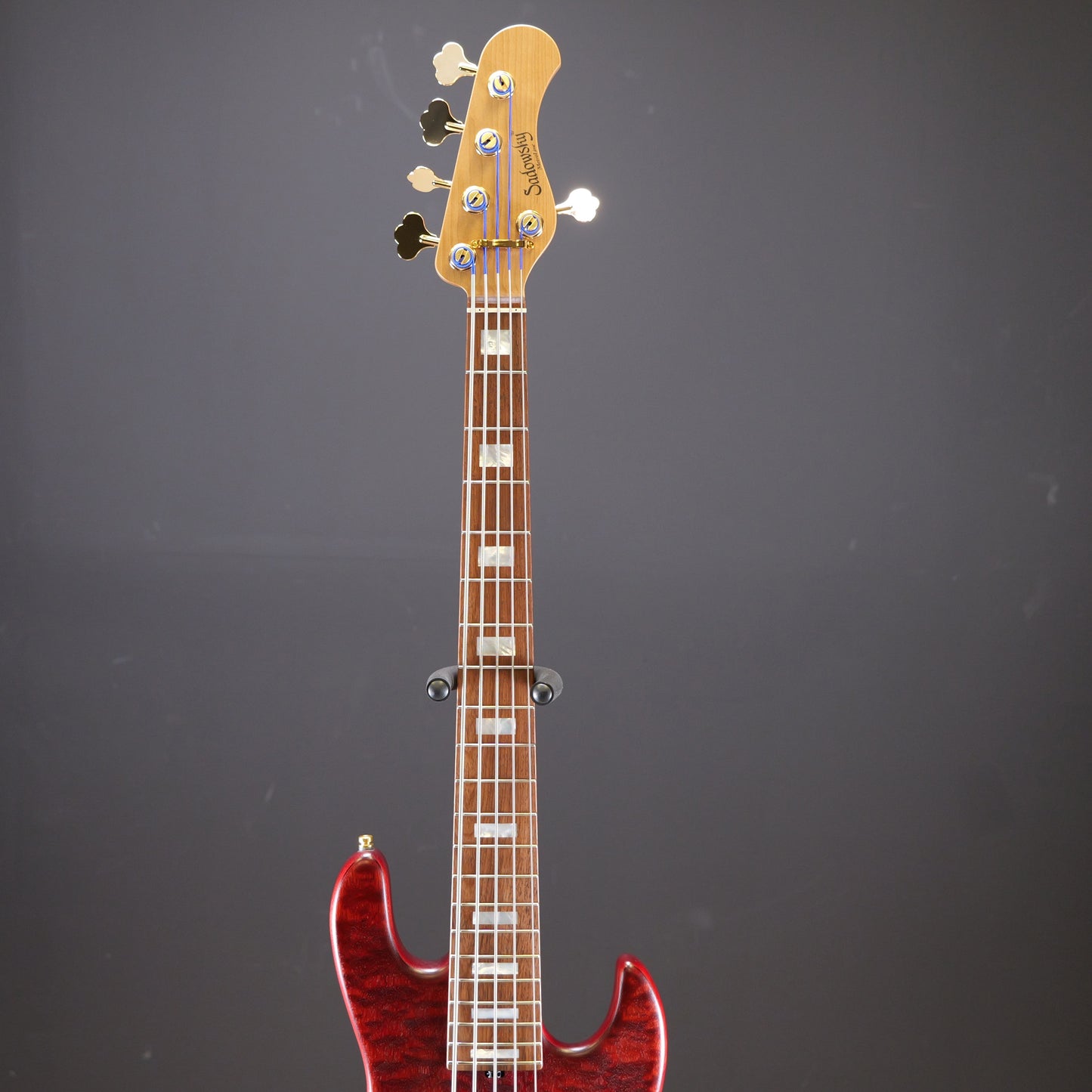 Sadowsky MetroLine 21-Fret Standard J/J Bass Limited Edition 2023 5-String Majestic Red Transparent Satin