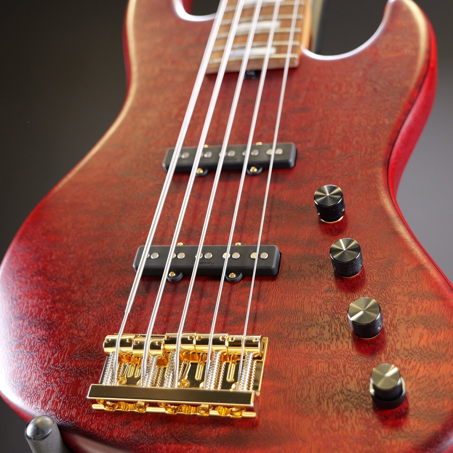 Sadowsky MetroLine 21-Fret Standard J/J Bass Limited Edition 2023 5-String Majestic Red Transparent Satin