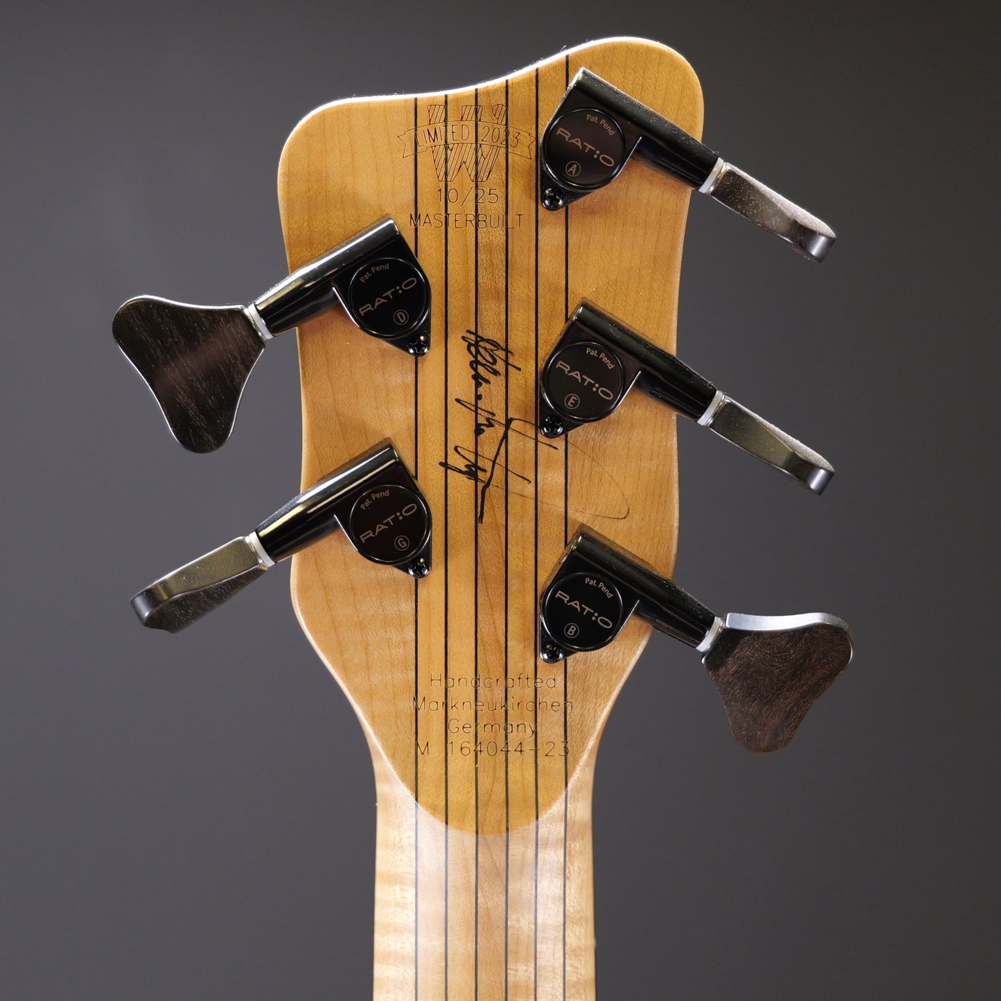 Warwick Masterbuilt Corvette $$ Neck-Through Limited Edition 2023 5-String Natural Oil Finish