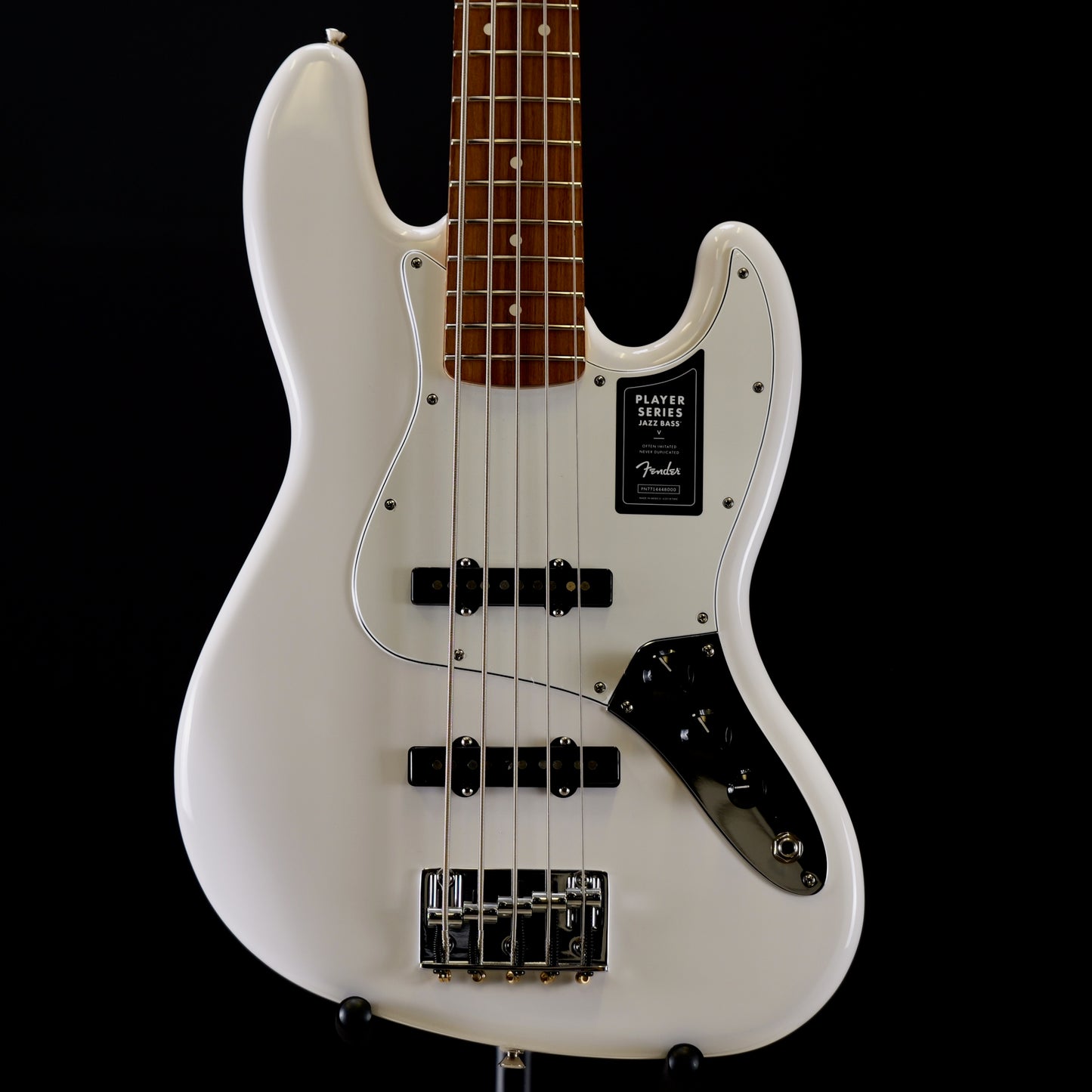 Fender Player Jazz Bass® V, Pau Ferro Fingerboard, Polar White