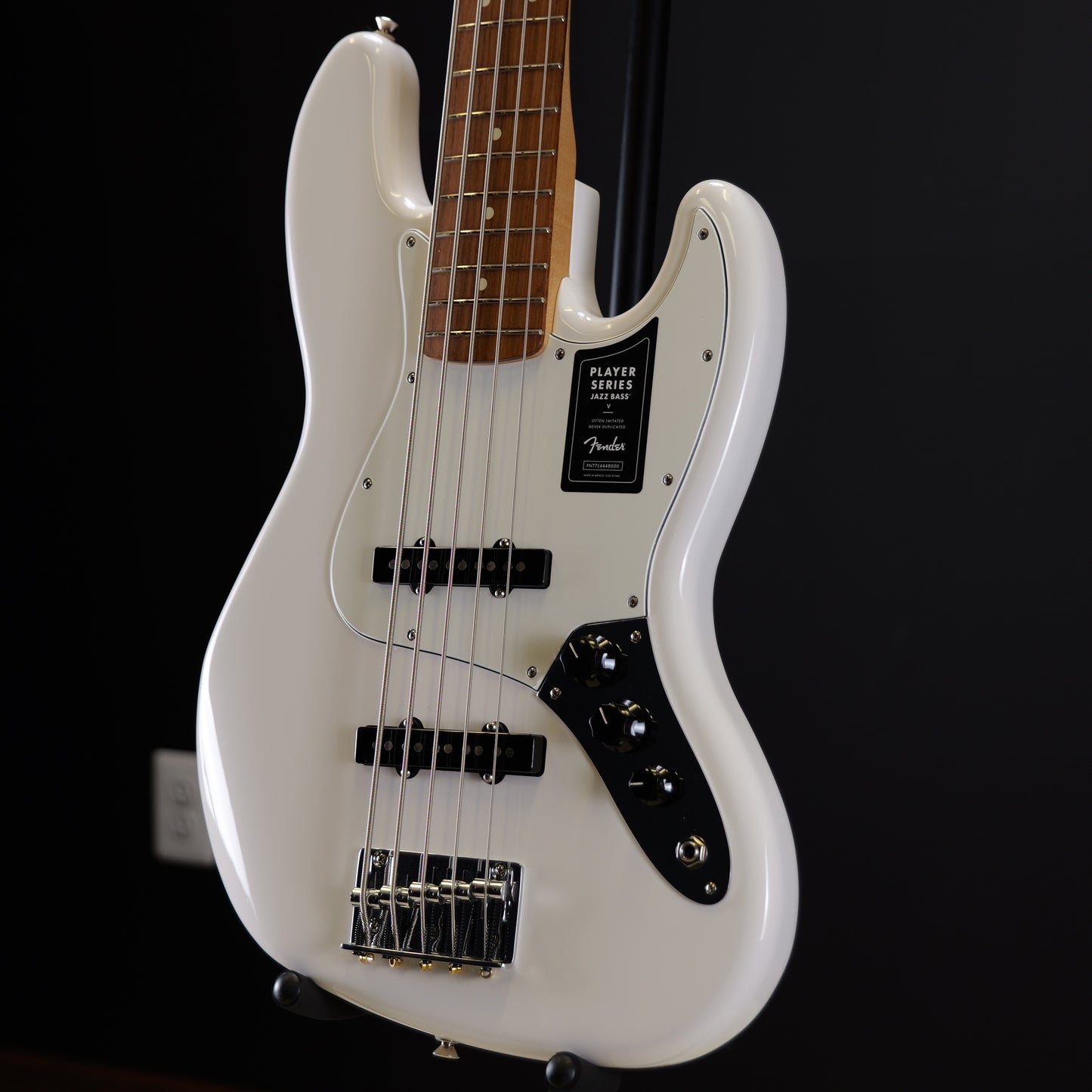 Fender Player Jazz Bass® V, Pau Ferro Fingerboard, Polar White