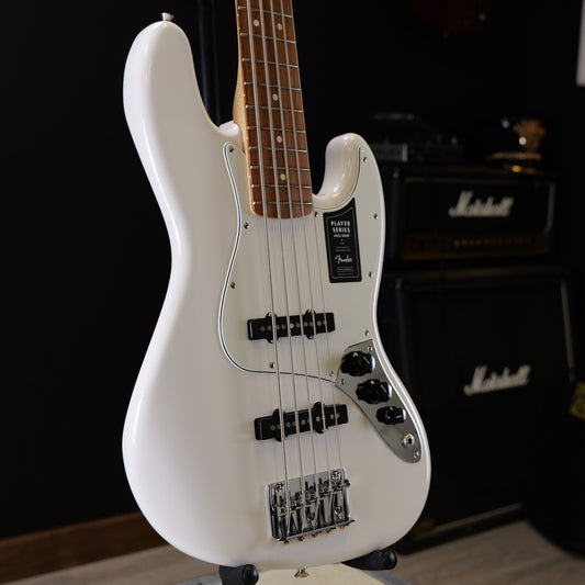 Fender Player Jazz Bass® V, Pau Ferro Fingerboard, Polar White