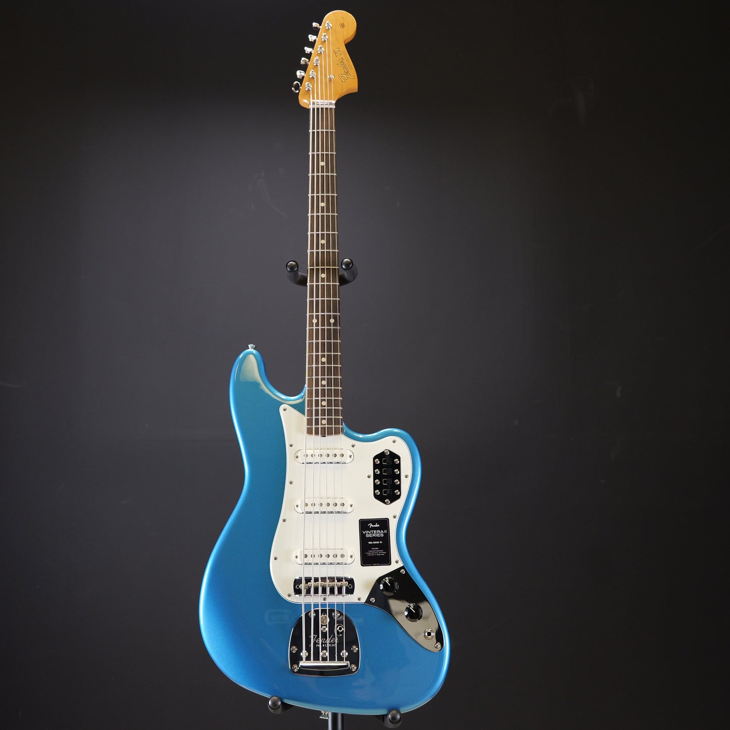 Fender Vintera II '60s Bass VI, Rosewood Fingerboard, Lake Placid Blue