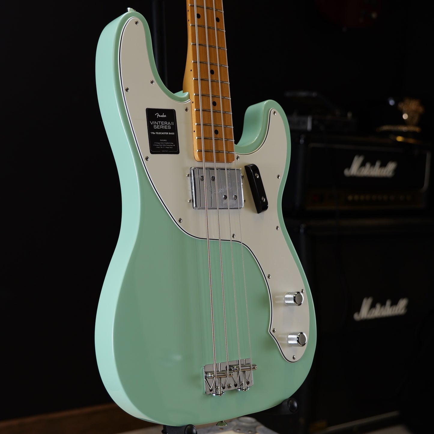 Fender Vintera II '70s Telecaster Bass Maple Fingerboard Surf Green