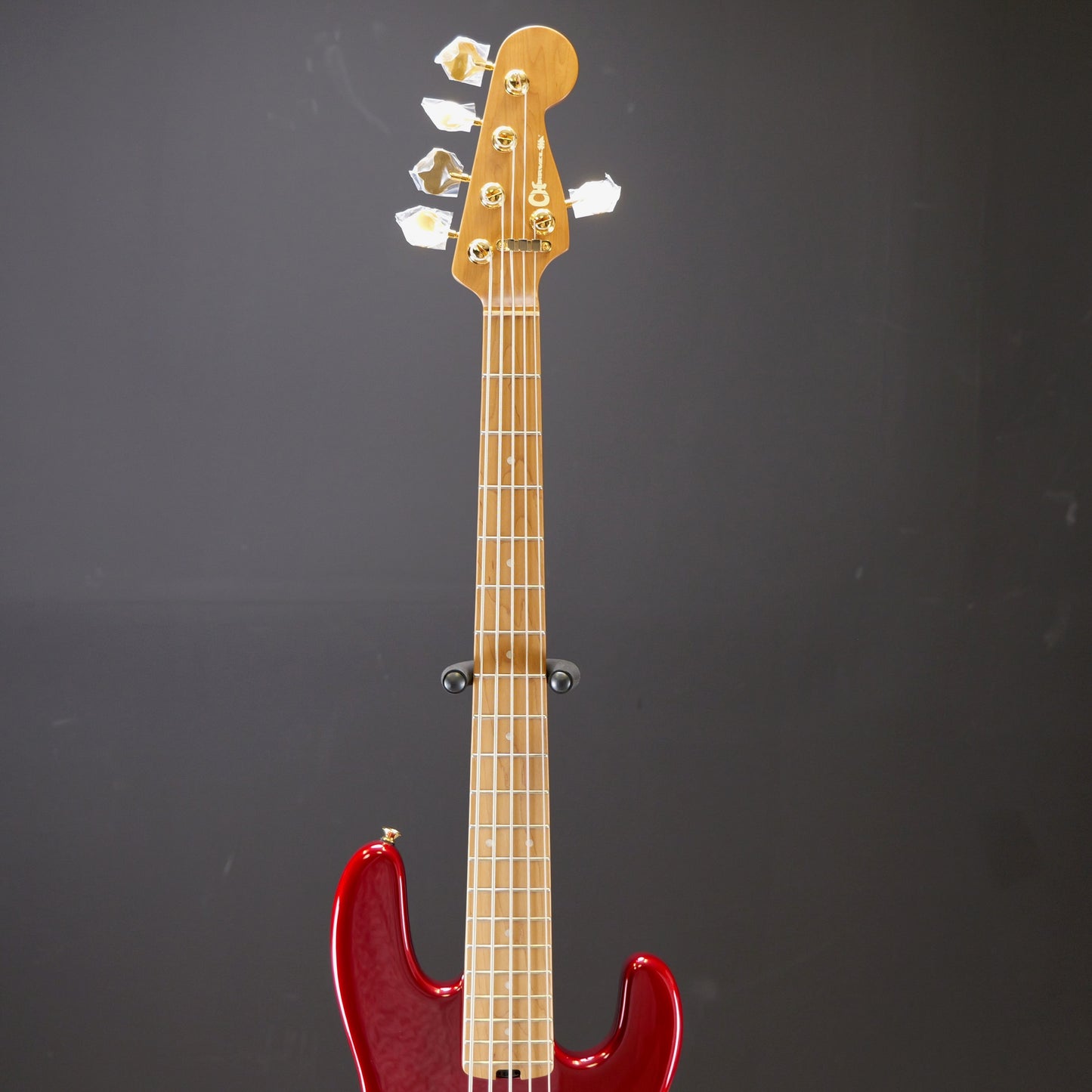 Charvel Pro-Mod San Dimas® Bass JJ V, Caramelized Maple Fingerboard, Candy Apple Red