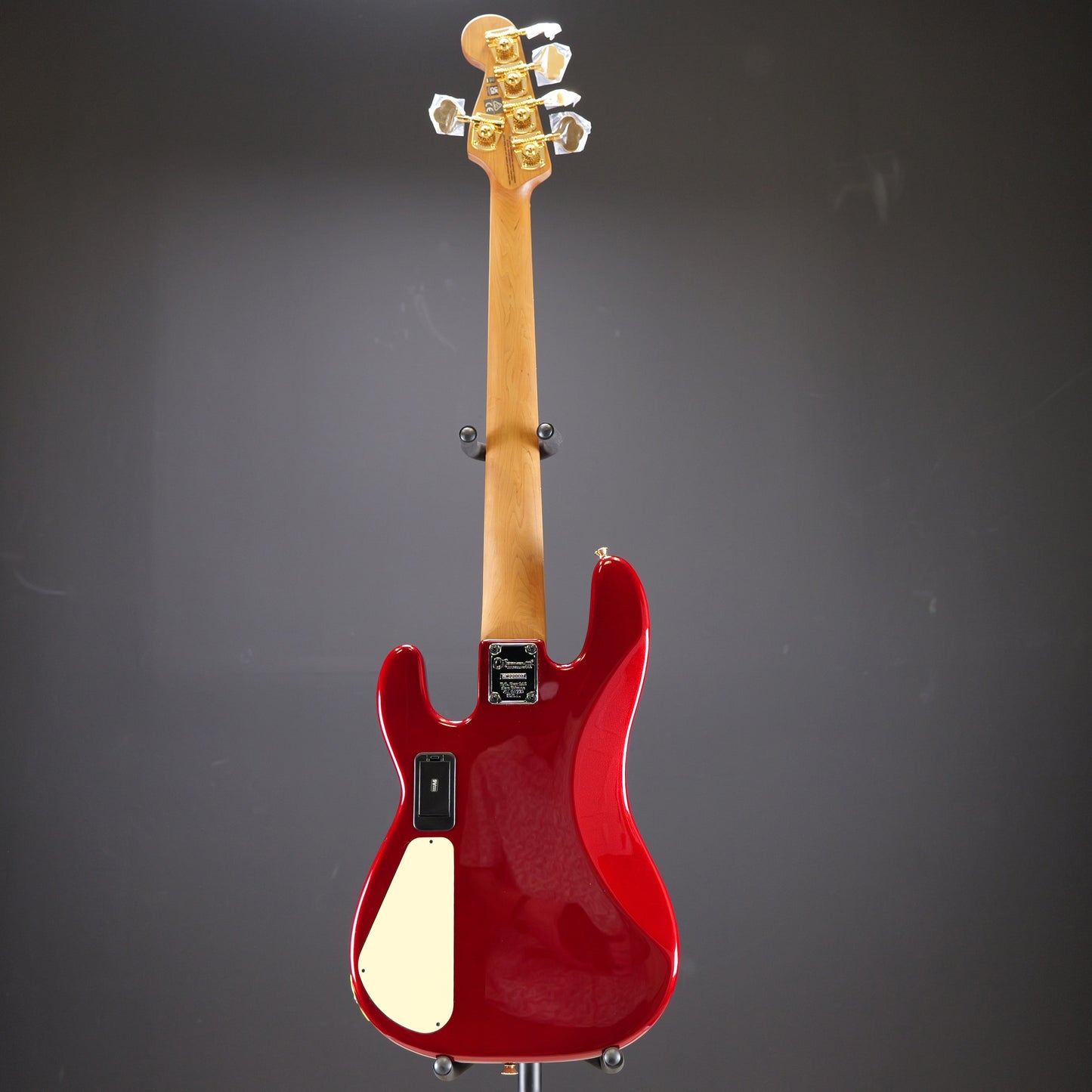 Charvel Pro-Mod San Dimas® Bass JJ V, Caramelized Maple Fingerboard, Candy Apple Red