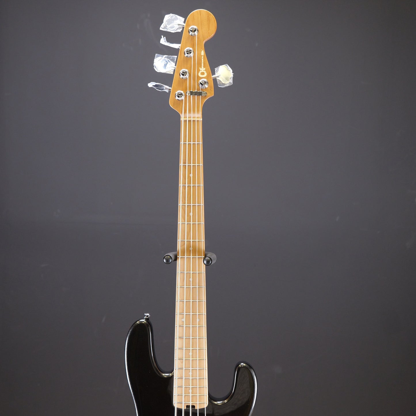 Charvel Pro-Mod San Dimas® Bass PJ V, Caramelized Maple Fingerboard, Metallic Black