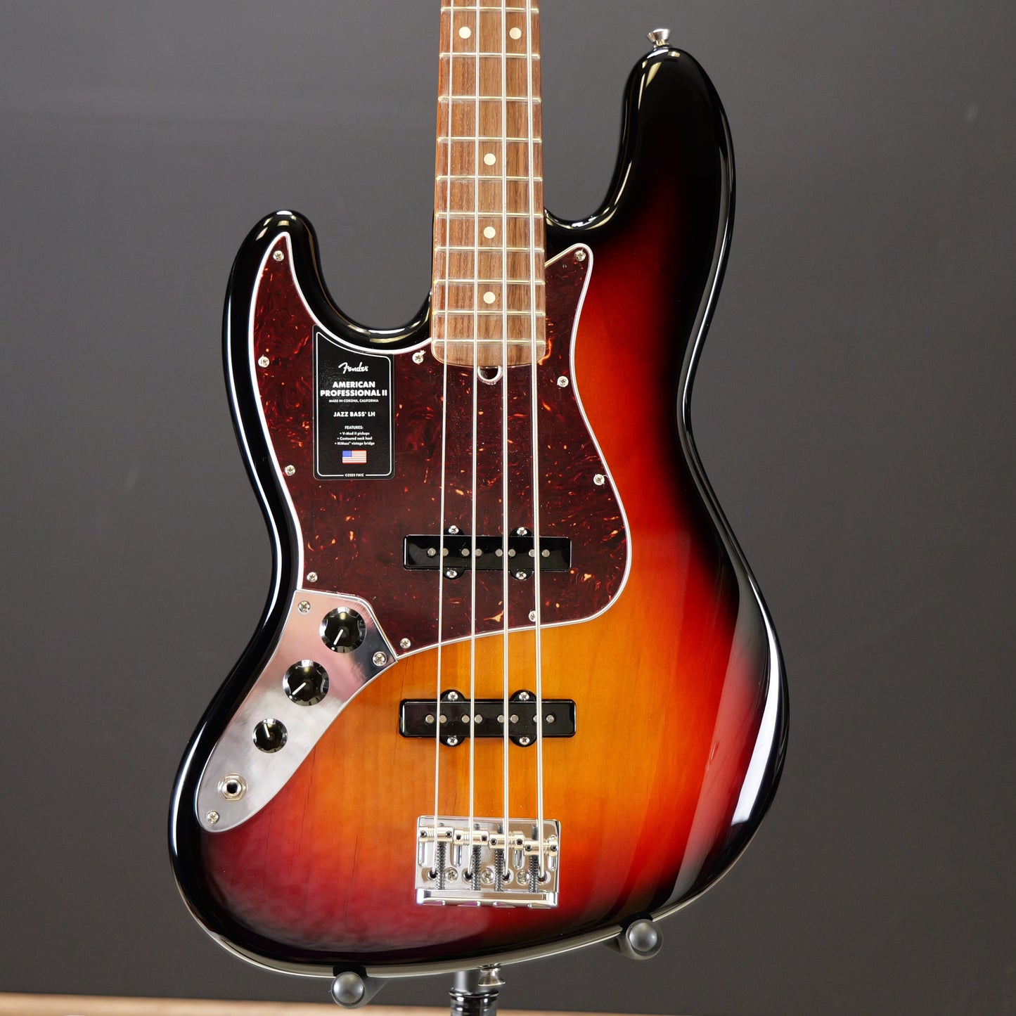 Fender American Professional Jazz Bass II  Left Hand 3-Color Sunburst