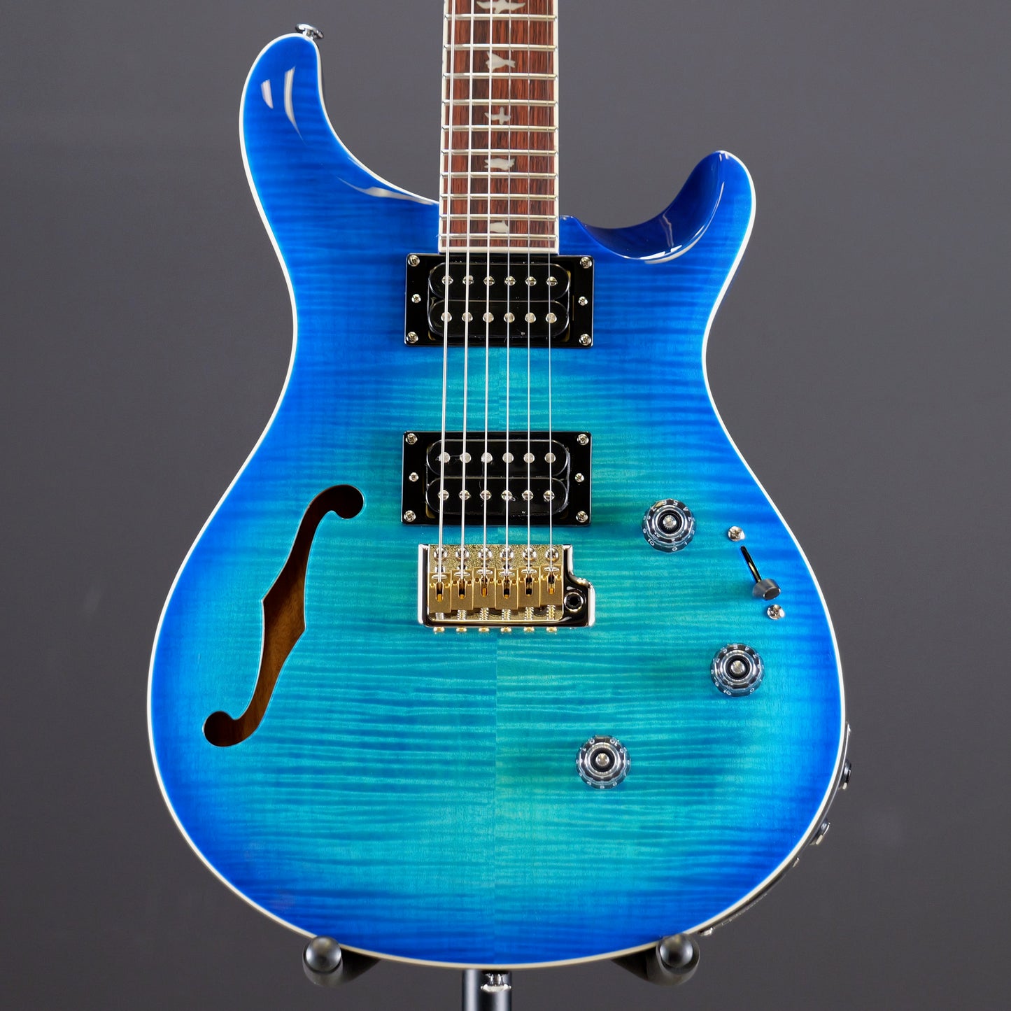 PRS SE Custom 24 Semi-Hollow Piezo Lake Blue