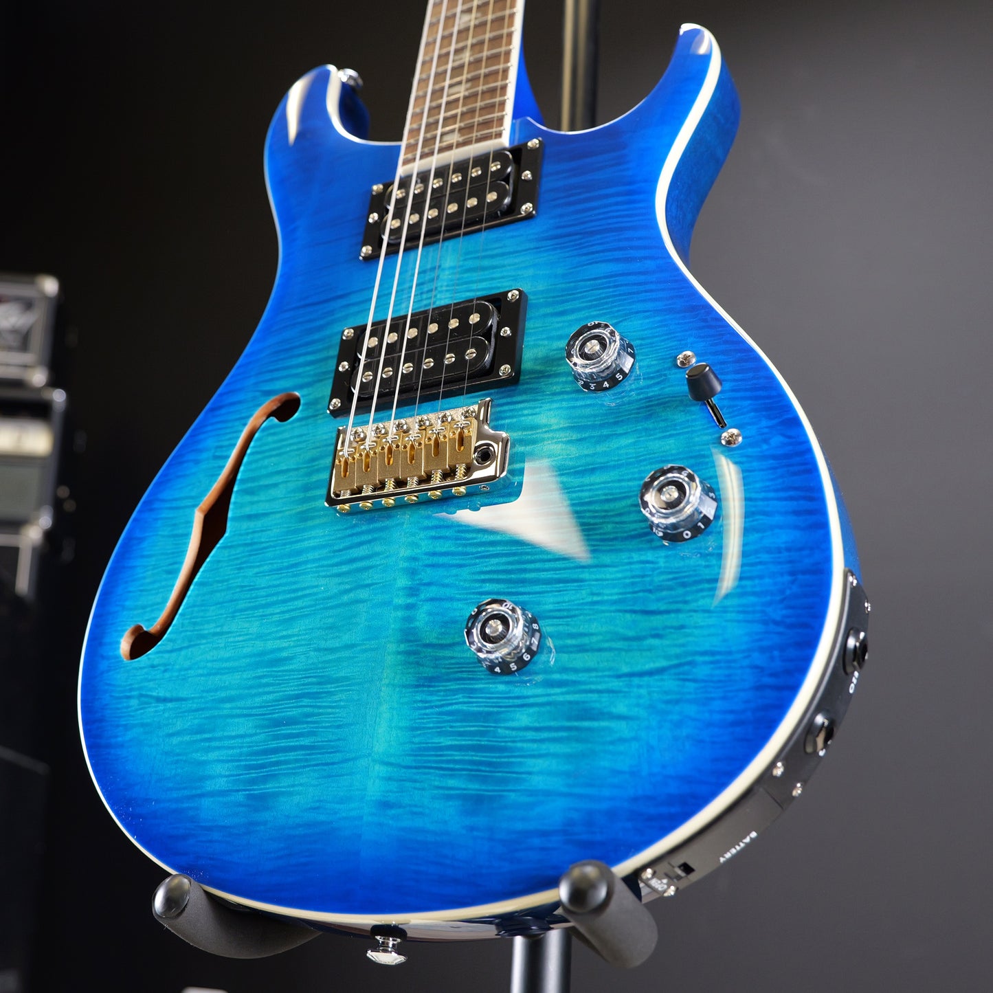 PRS SE Custom 24 Semi-Hollow Piezo Lake Blue