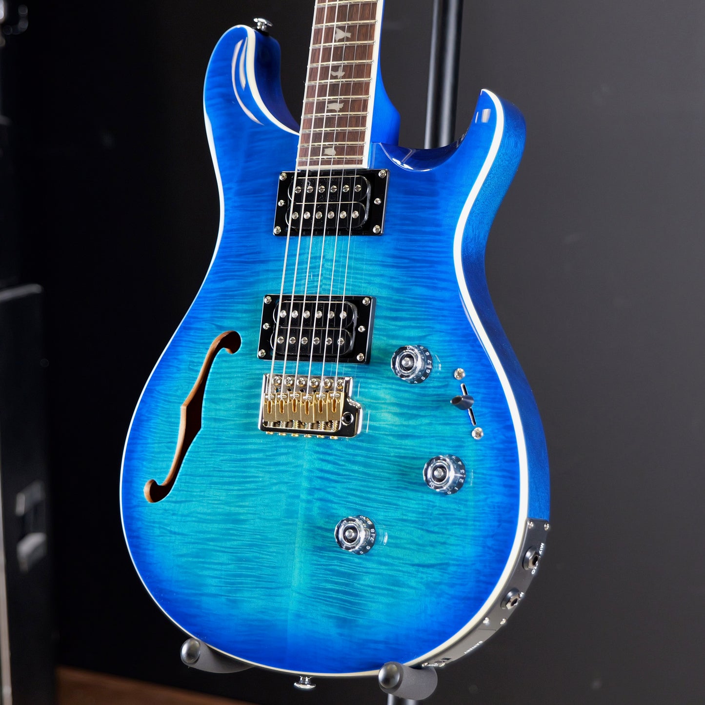 PRS SE Custom 24 Semi-Hollow Piezo Lake Blue