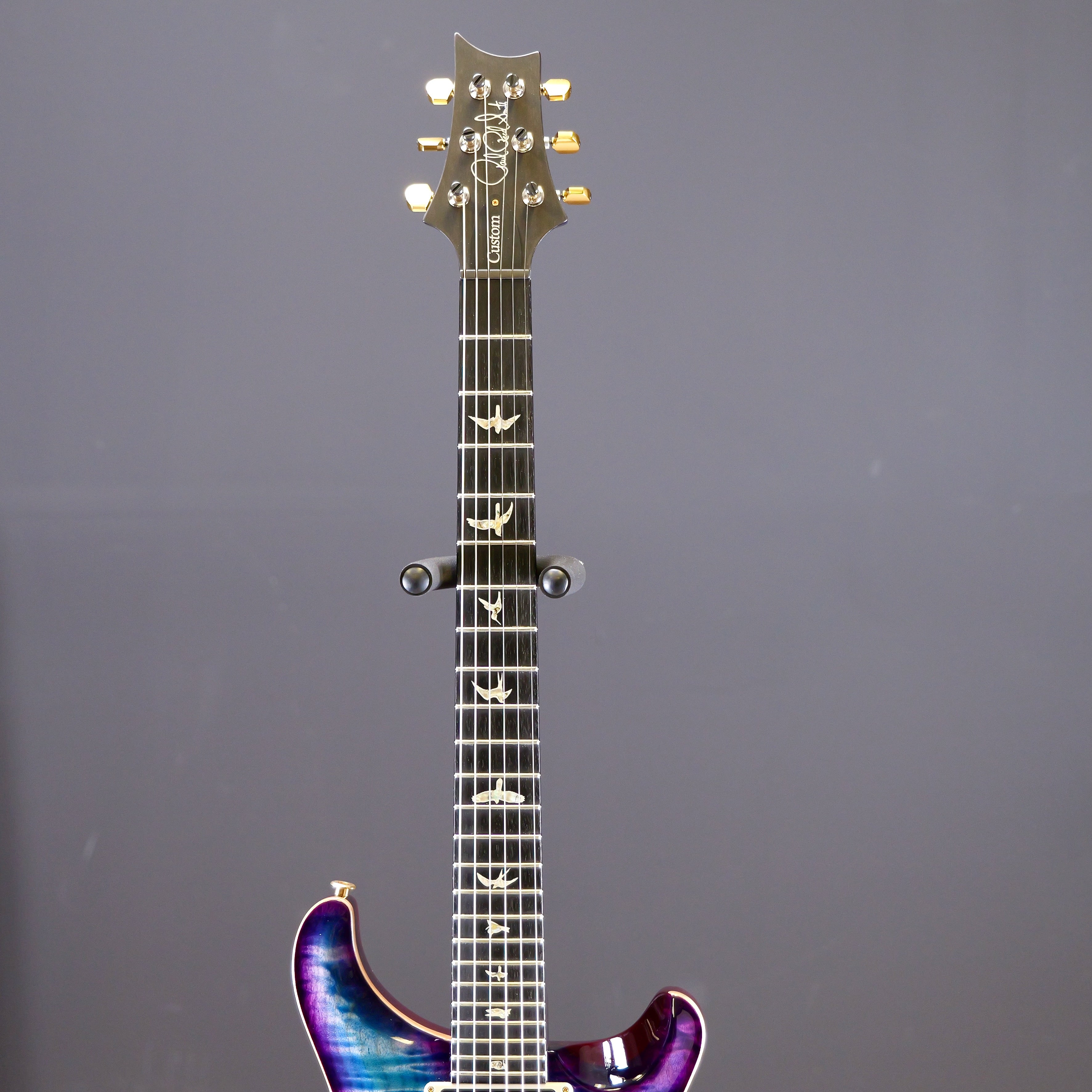 PRS Wood Library Custom 24 10 Top Aquableaux Purple Burst – Matt's