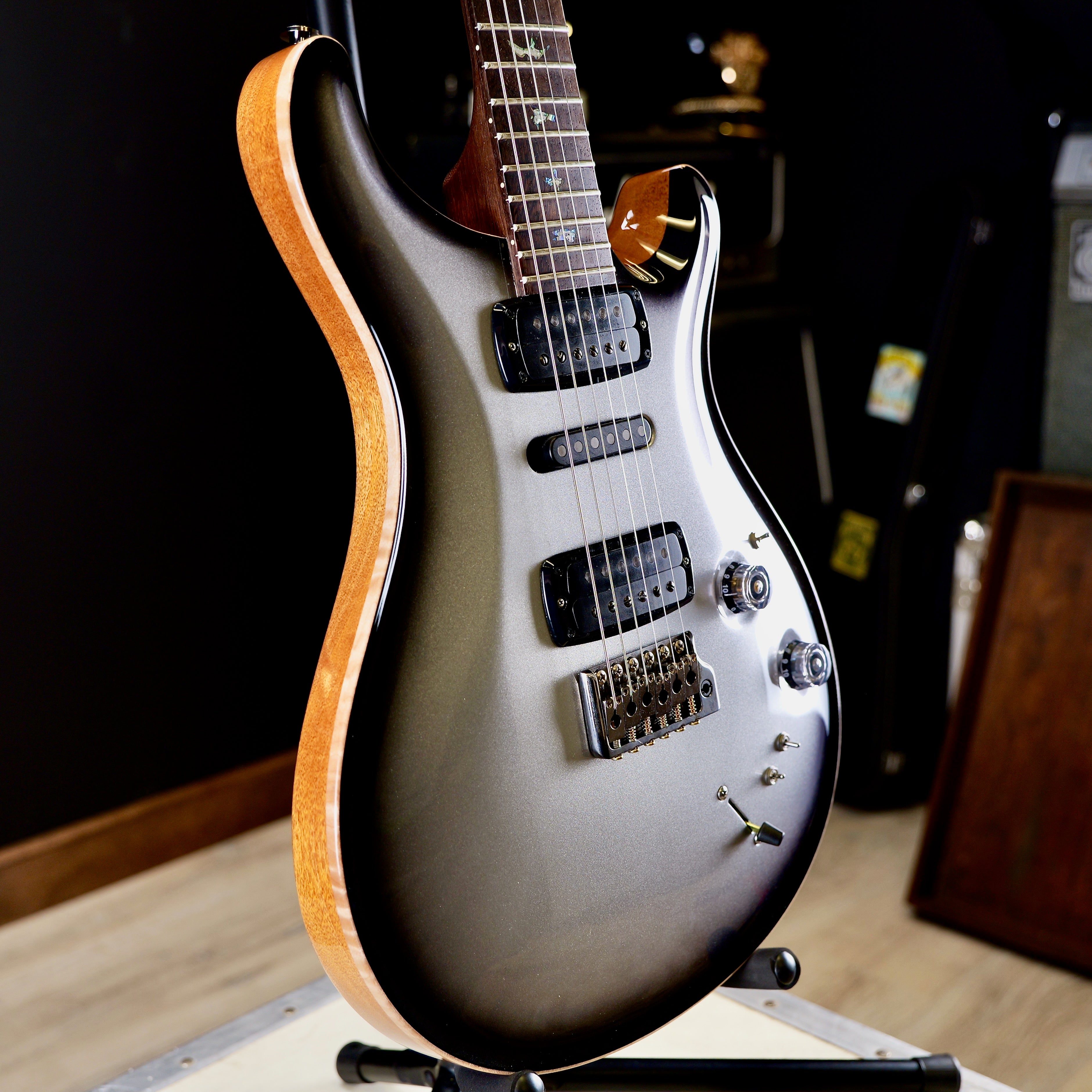 PRS Wood Library Modern Eagle V Silver Burst w/ Brazilian