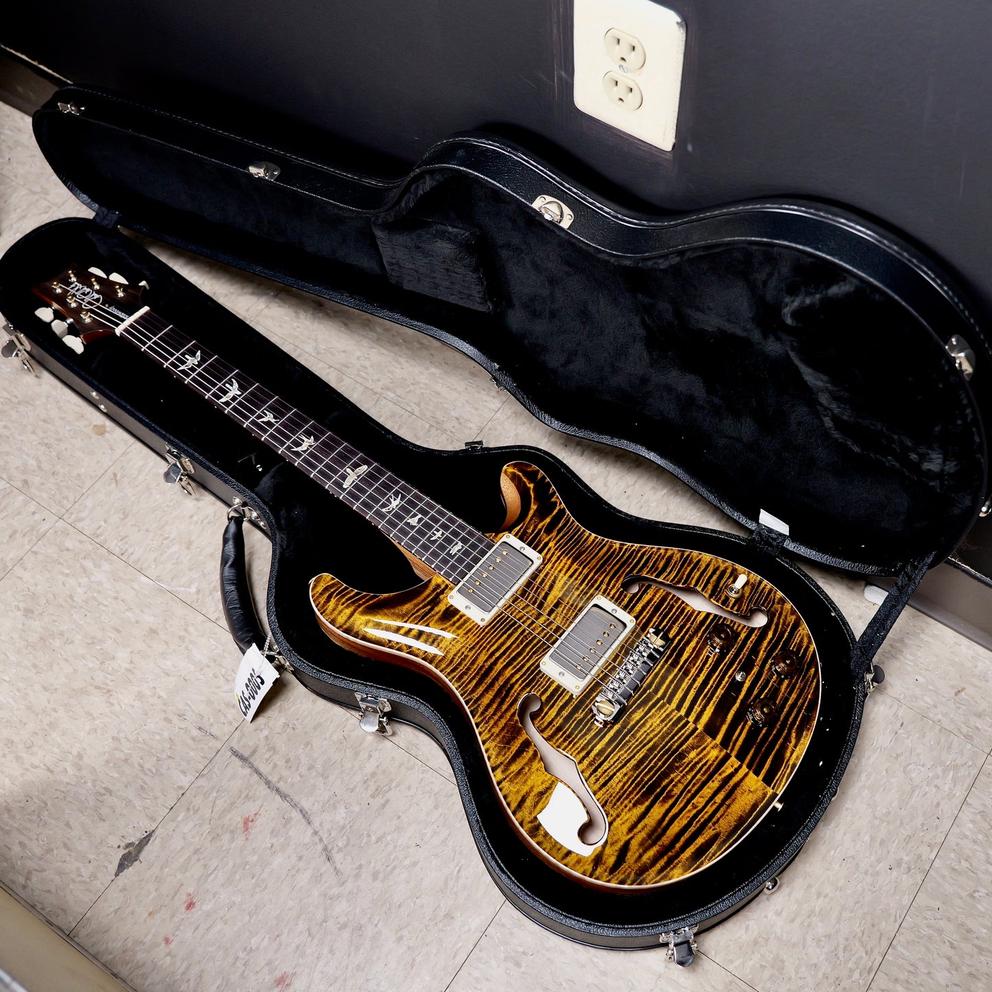 PRS Hollowbody II Piezo 10 Top Yellow Tiger