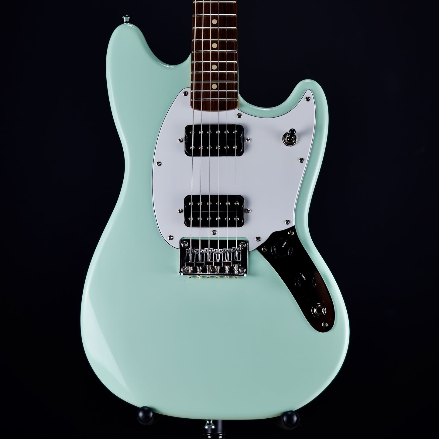 Squier FSR Bullet Mustang HH Laurel Fingerboard Surf Green