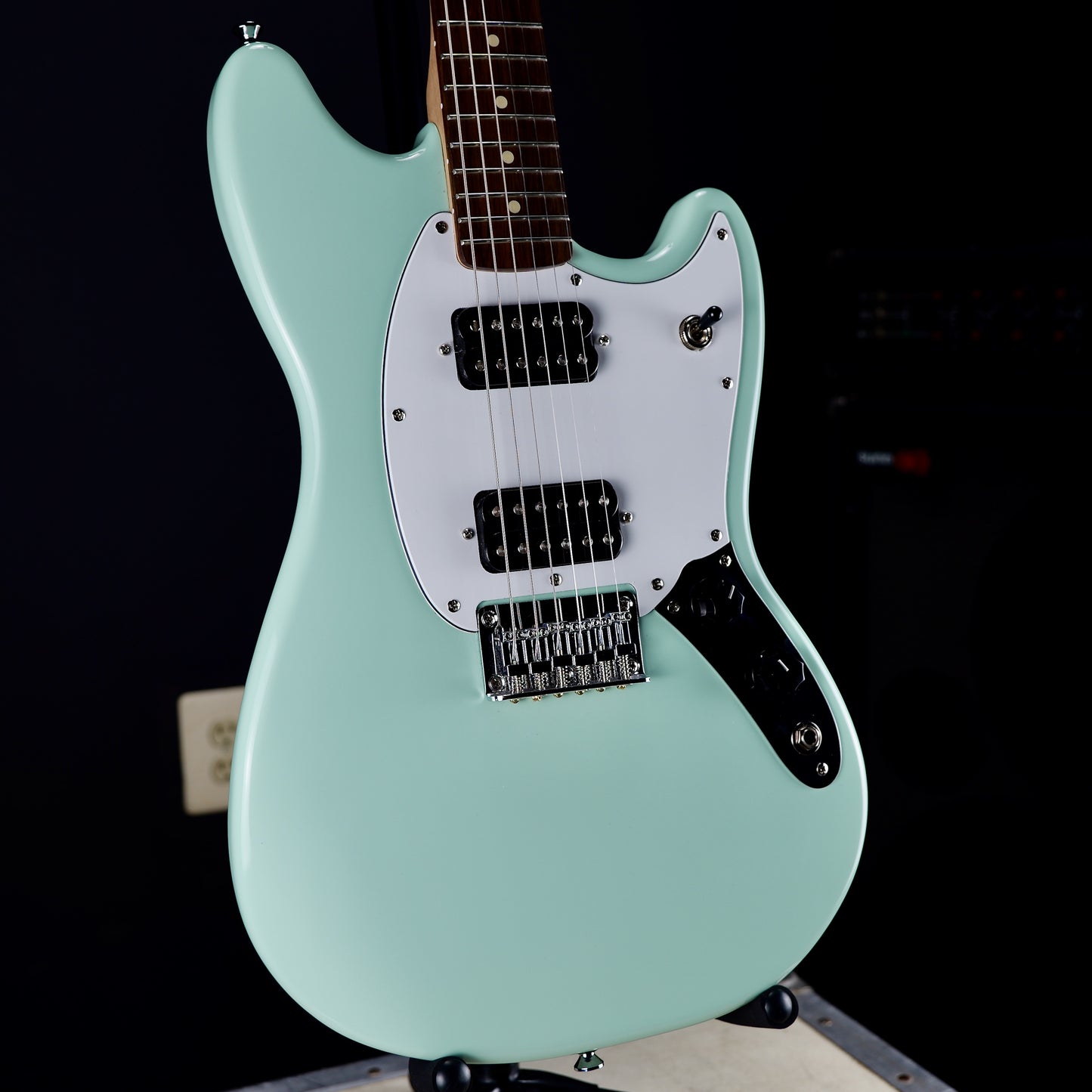 Squier FSR Bullet Mustang HH Laurel Fingerboard Surf Green