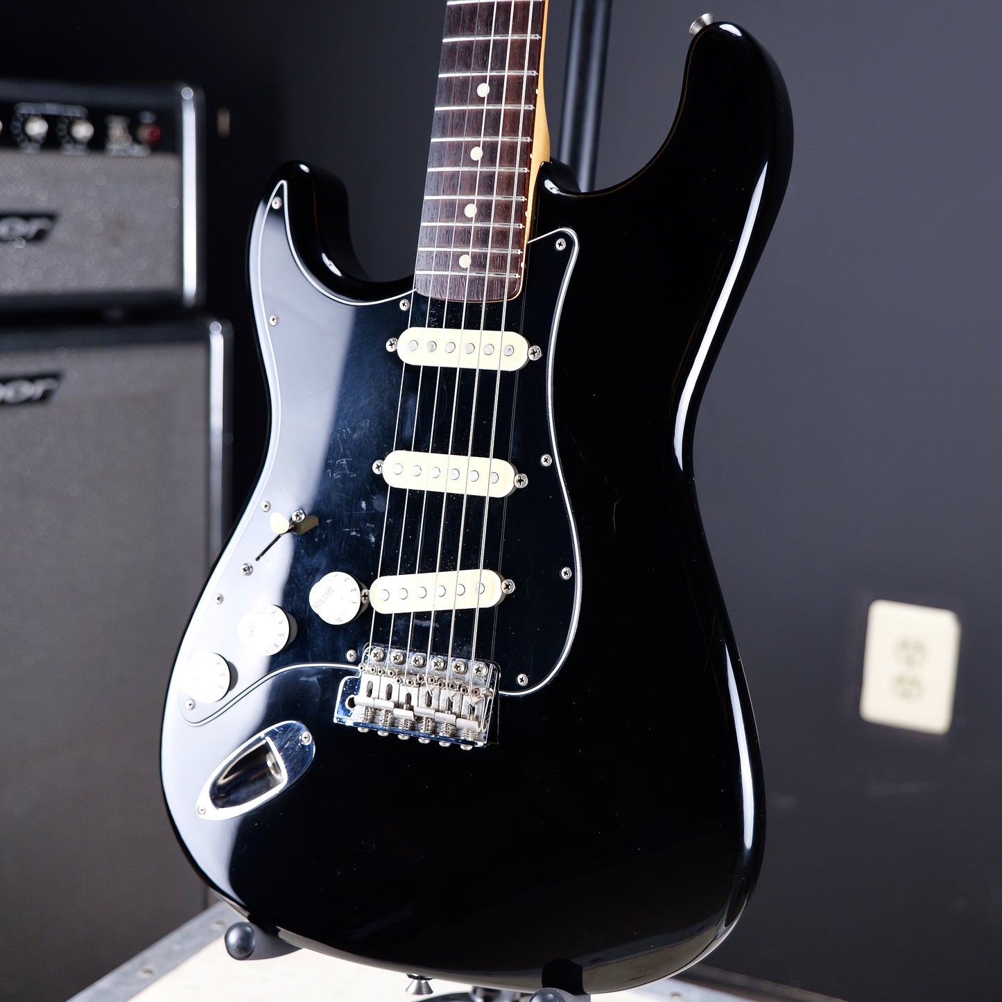 Fender MIJ Stratocaster Black Left Handed