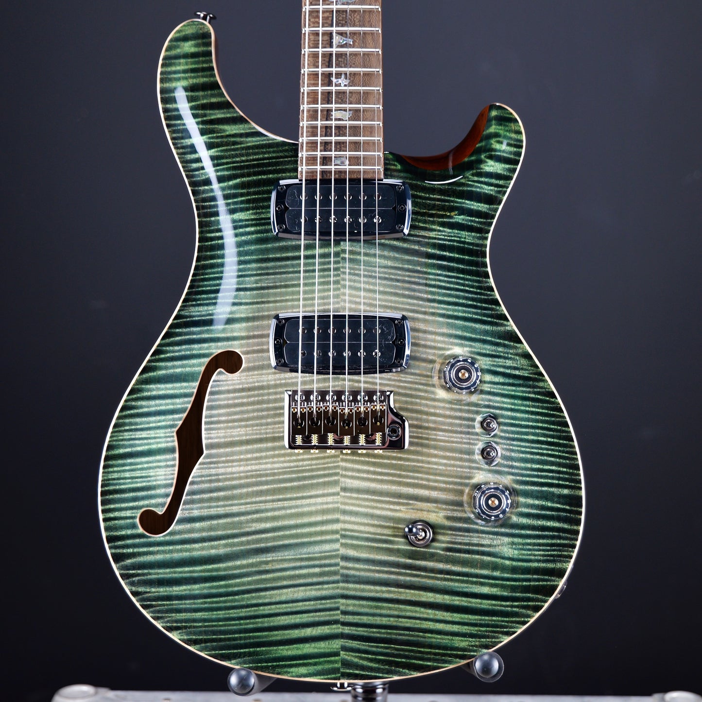 PRS Private Stock Custom 24/08 Semi-Hollow Sage Glow