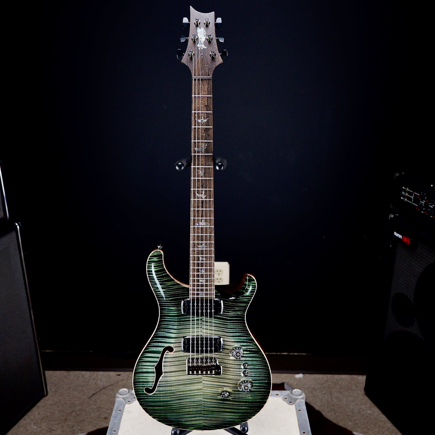 PRS Private Stock Custom 24/08 Semi-Hollow Sage Glow