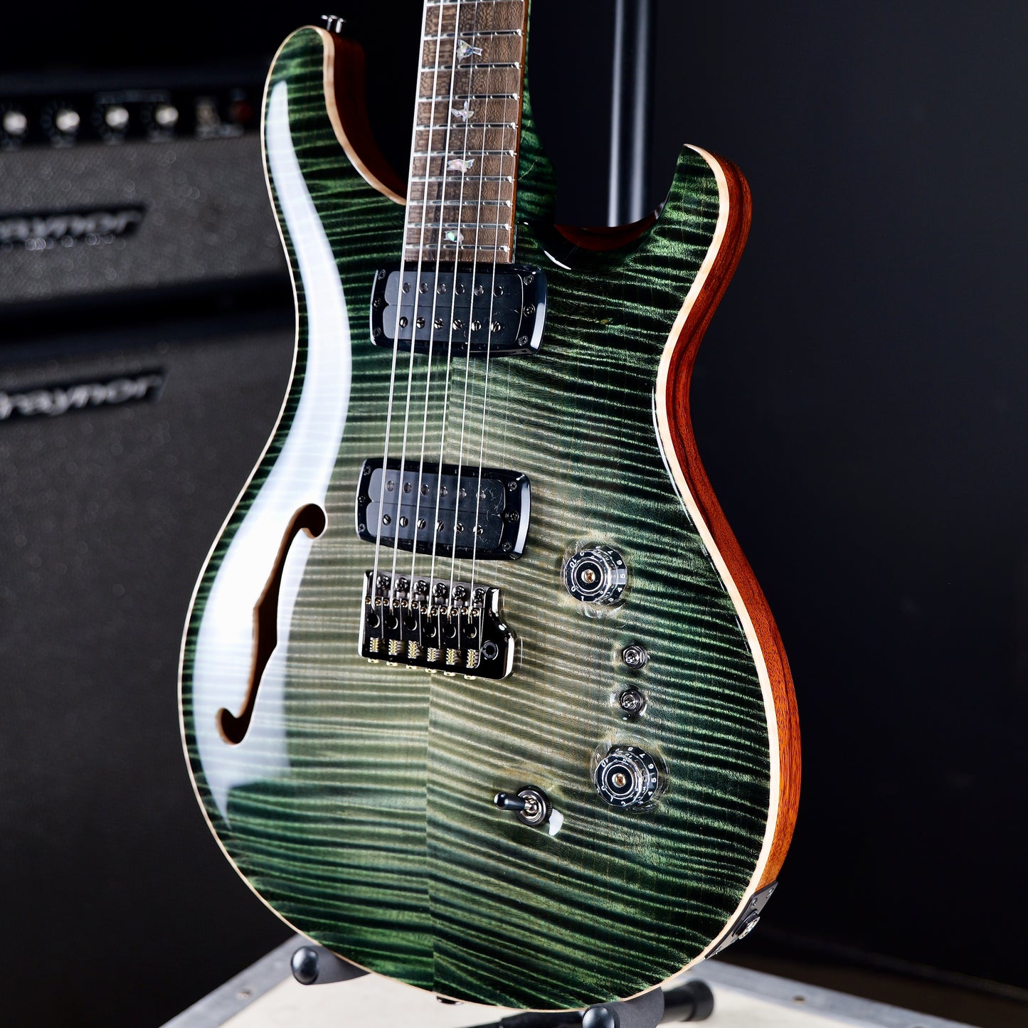 PRS Private Stock Custom 24/08 Semi-Hollow Sage Glow